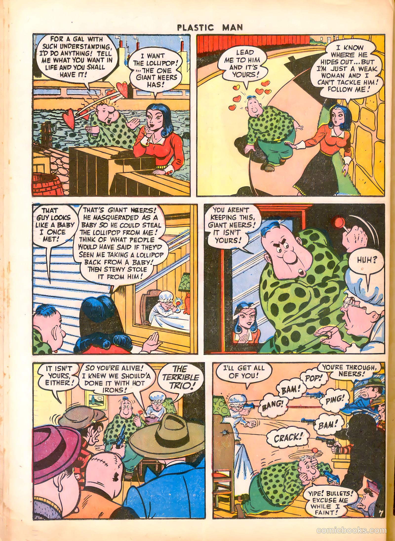 Plastic Man #4 (1946) — page 32 of 52