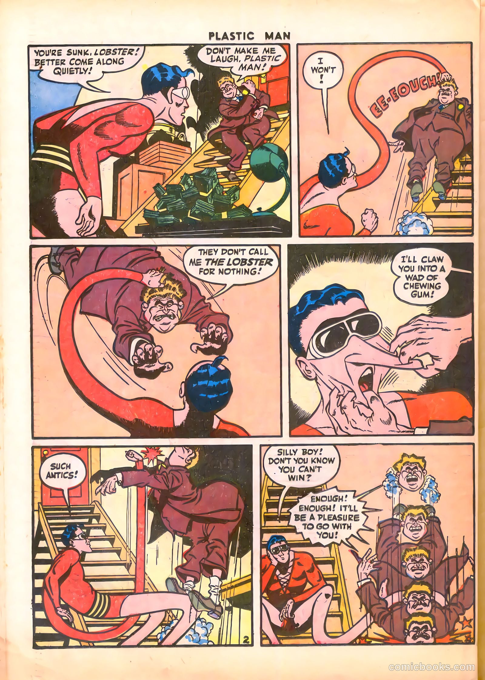 Plastic Man #4 (1946) — page 38 of 52