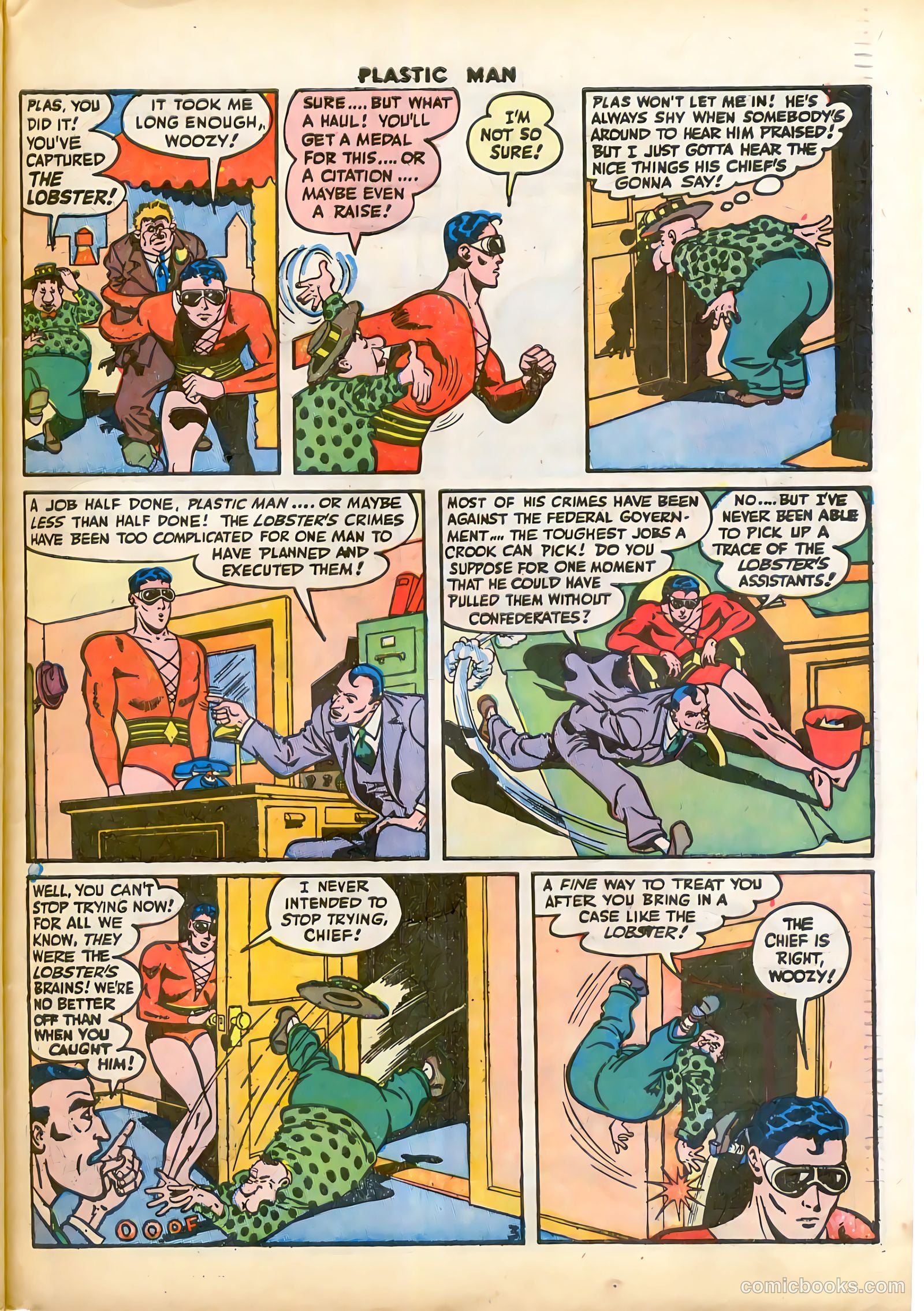Plastic Man #4 (1946) — page 39 of 52