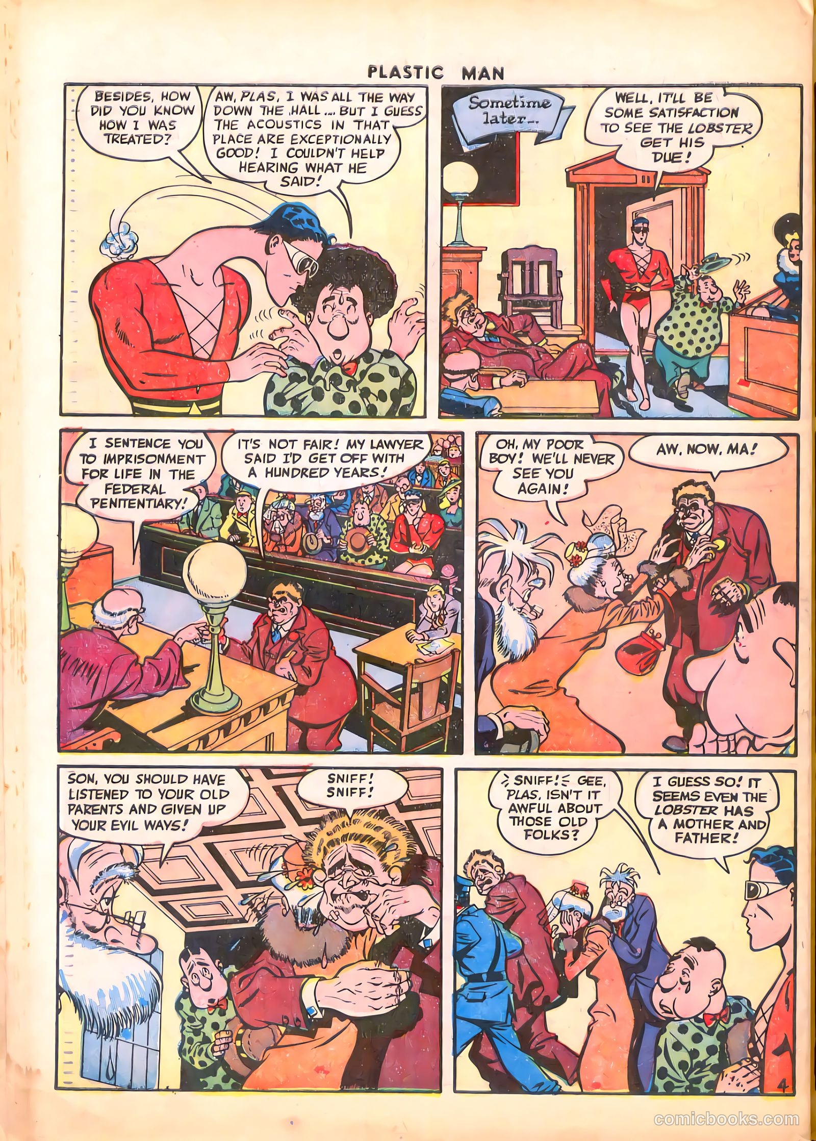 Plastic Man #4 (1946) — page 40 of 52