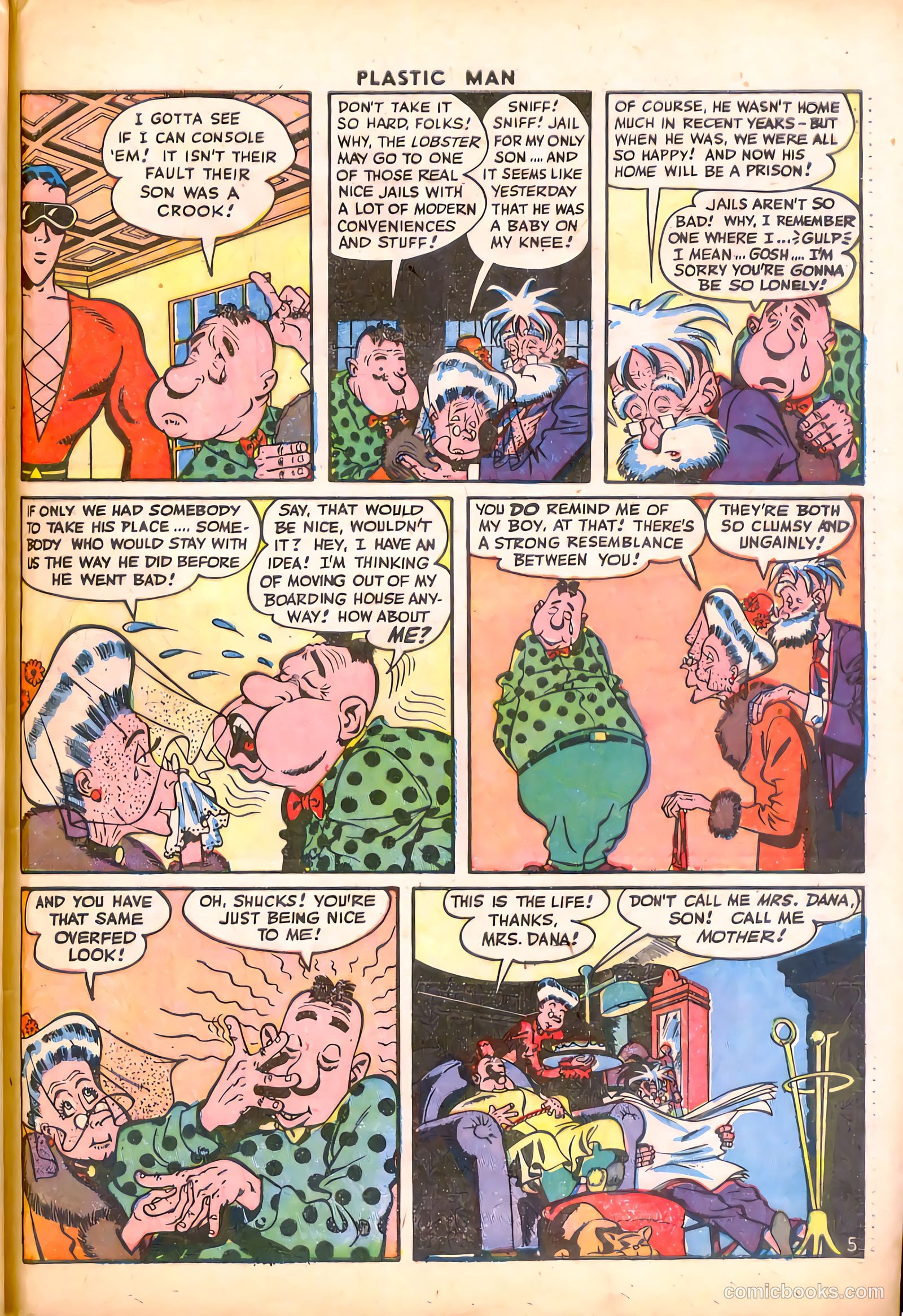 Plastic Man #4 (1946) — page 41 of 52