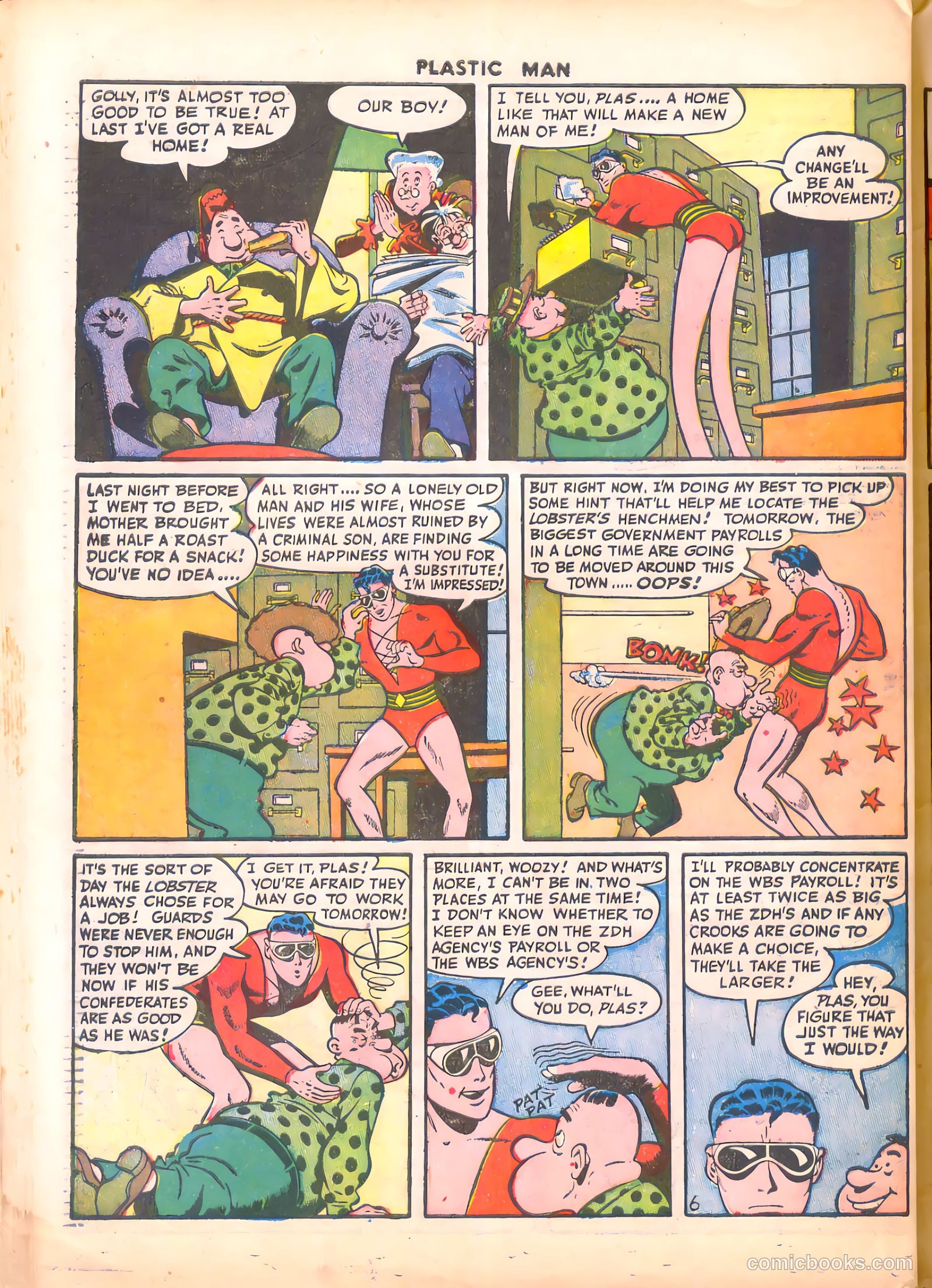 Plastic Man #4 (1946) — page 42 of 52