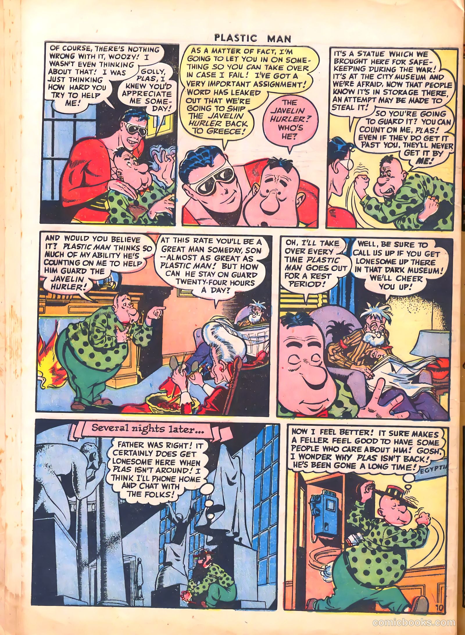 Plastic Man #4 (1946) — page 46 of 52