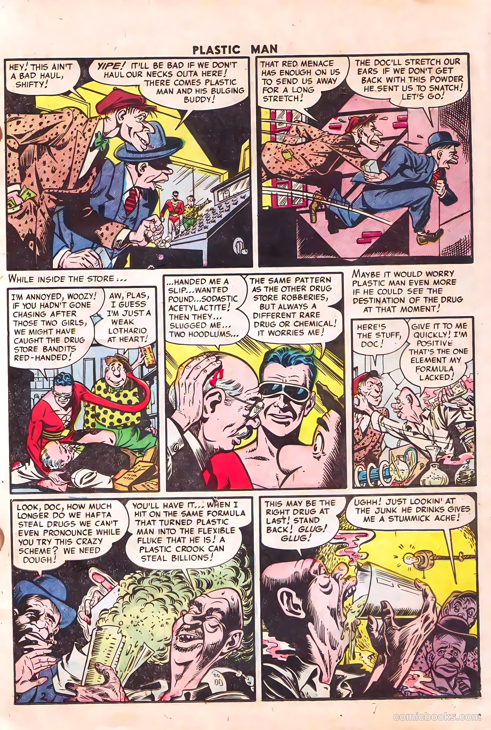 Plastic Man #41 (1953) — page 20 of 39