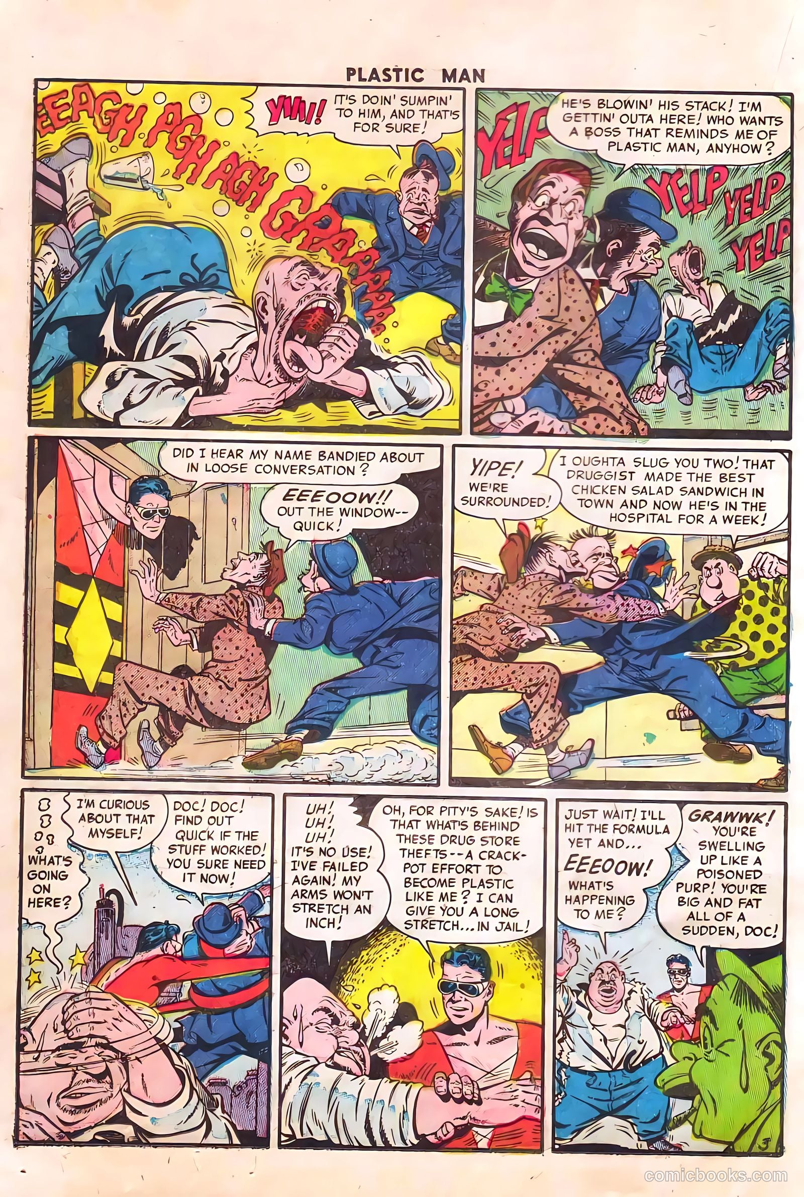 Plastic Man #41 (1953) — page 21 of 39