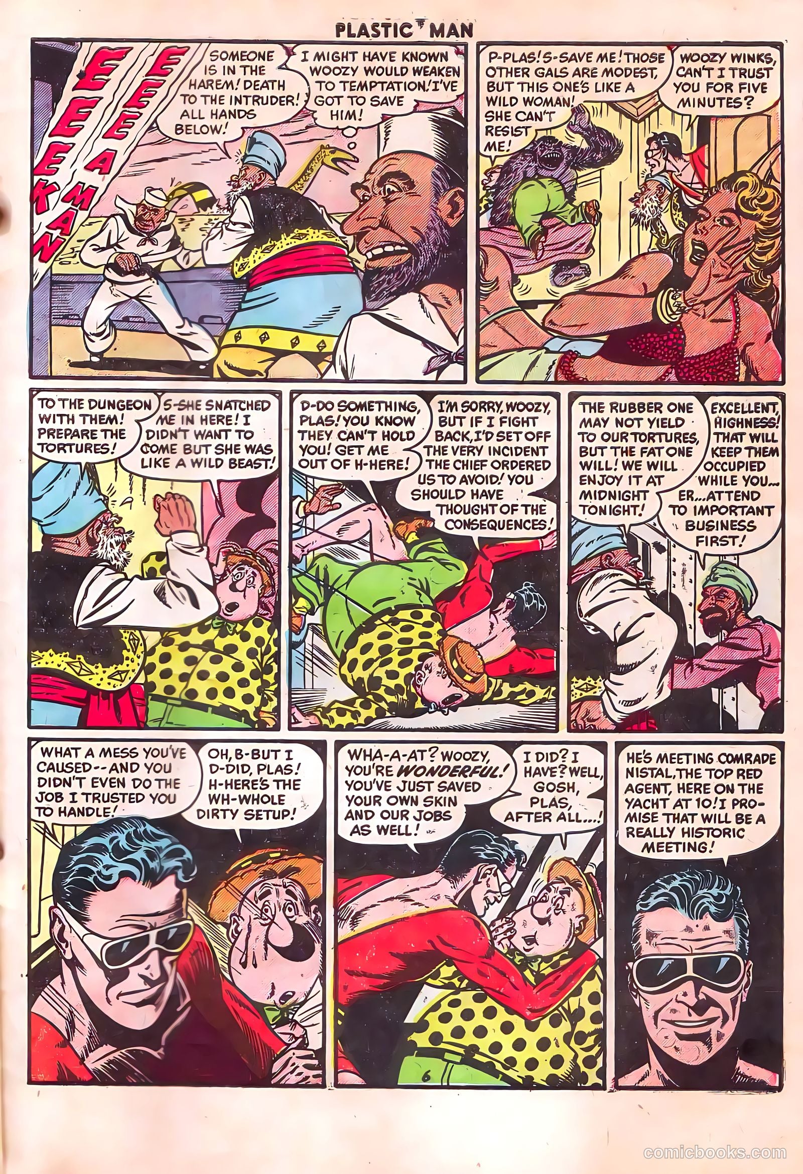 Plastic Man #41 (1953) — page 33 of 39