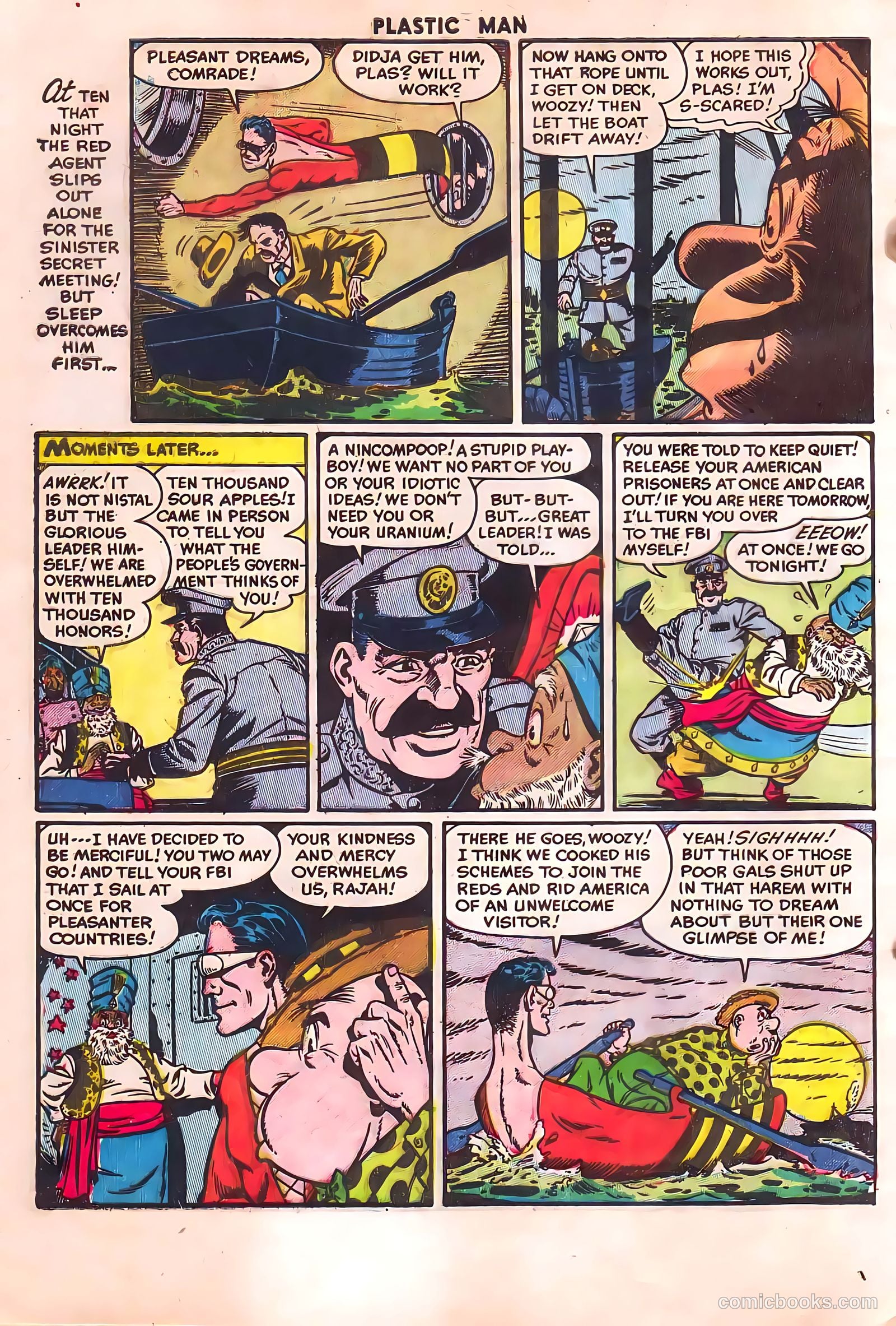 Plastic Man #41 (1953) — page 34 of 39