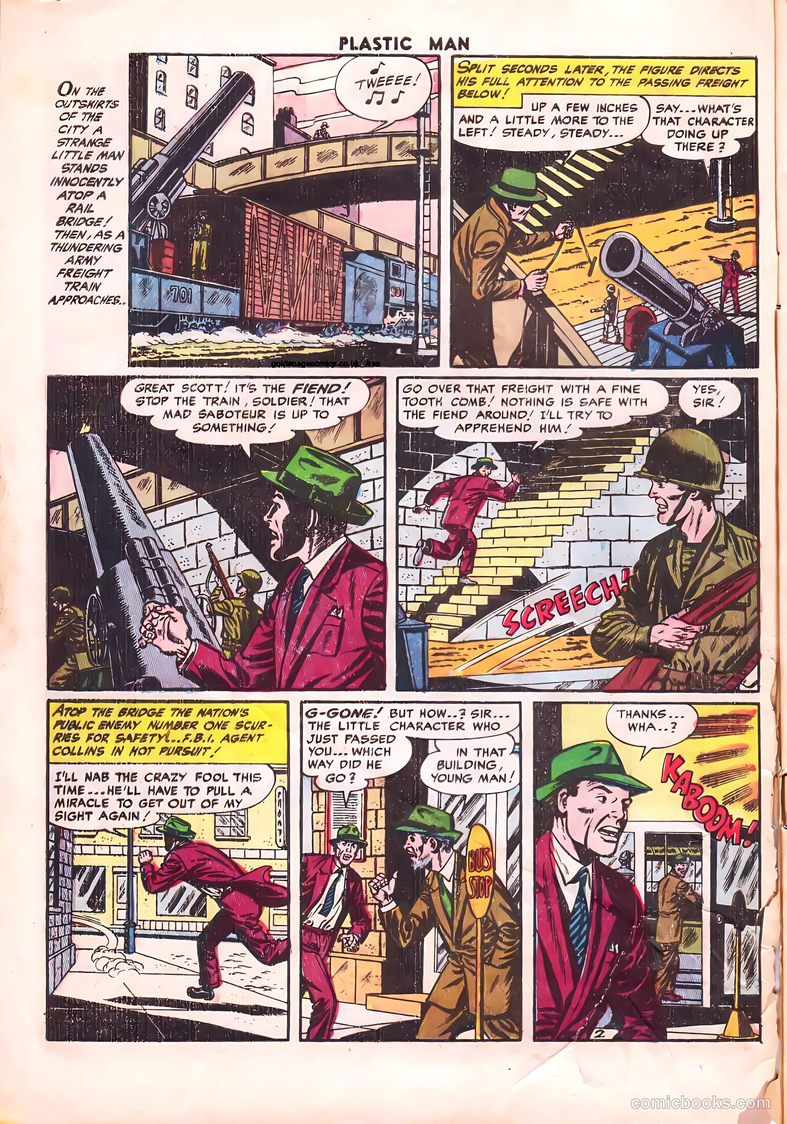 Plastic Man #47 (1954) — page 5 of 37