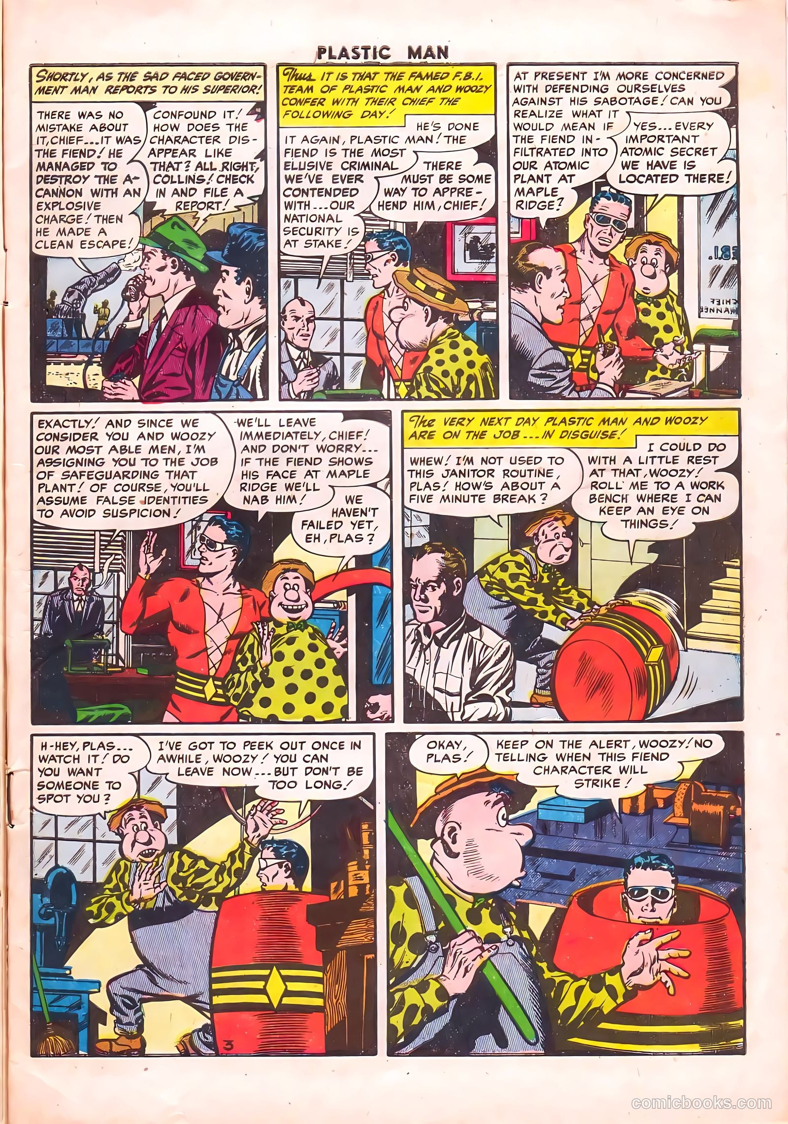 Plastic Man #47 (1954) — page 6 of 37