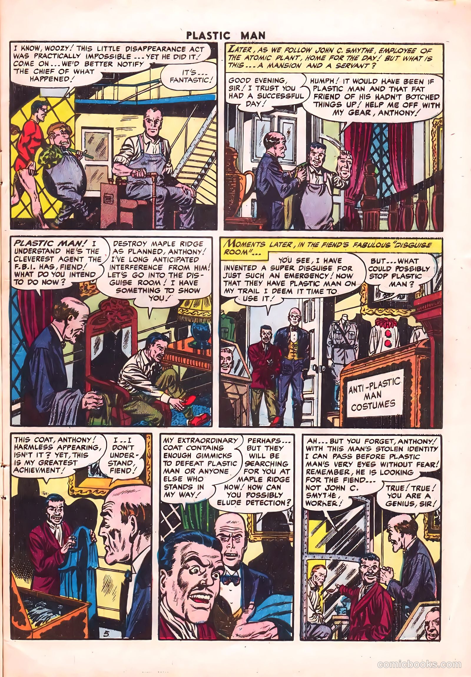 Plastic Man #47 (1954) — page 8 of 37