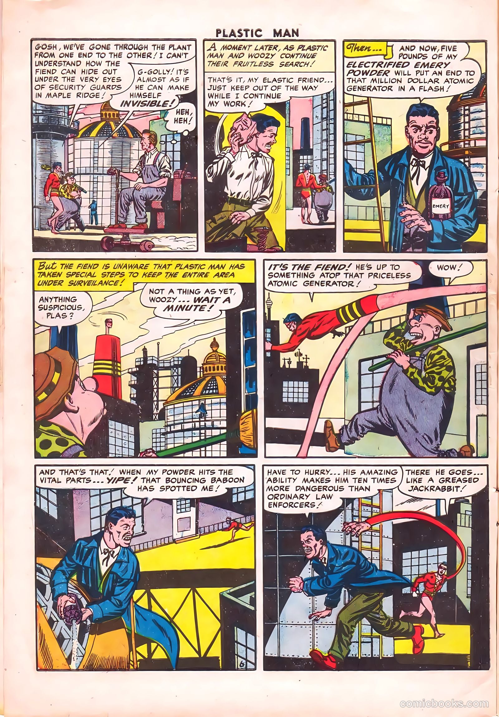 Plastic Man #47 (1954) — page 9 of 37