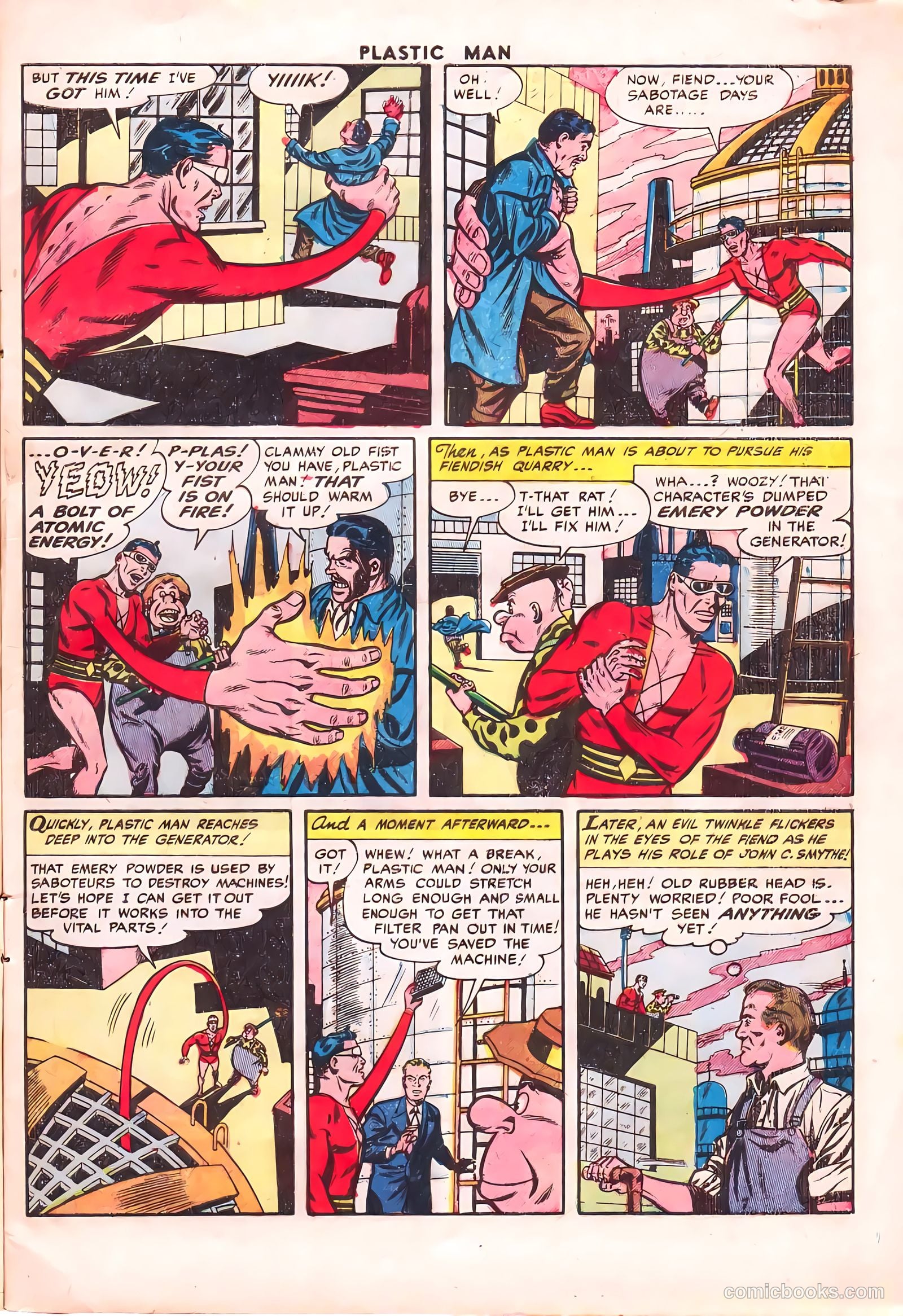 Plastic Man #47 (1954) — page 10 of 37