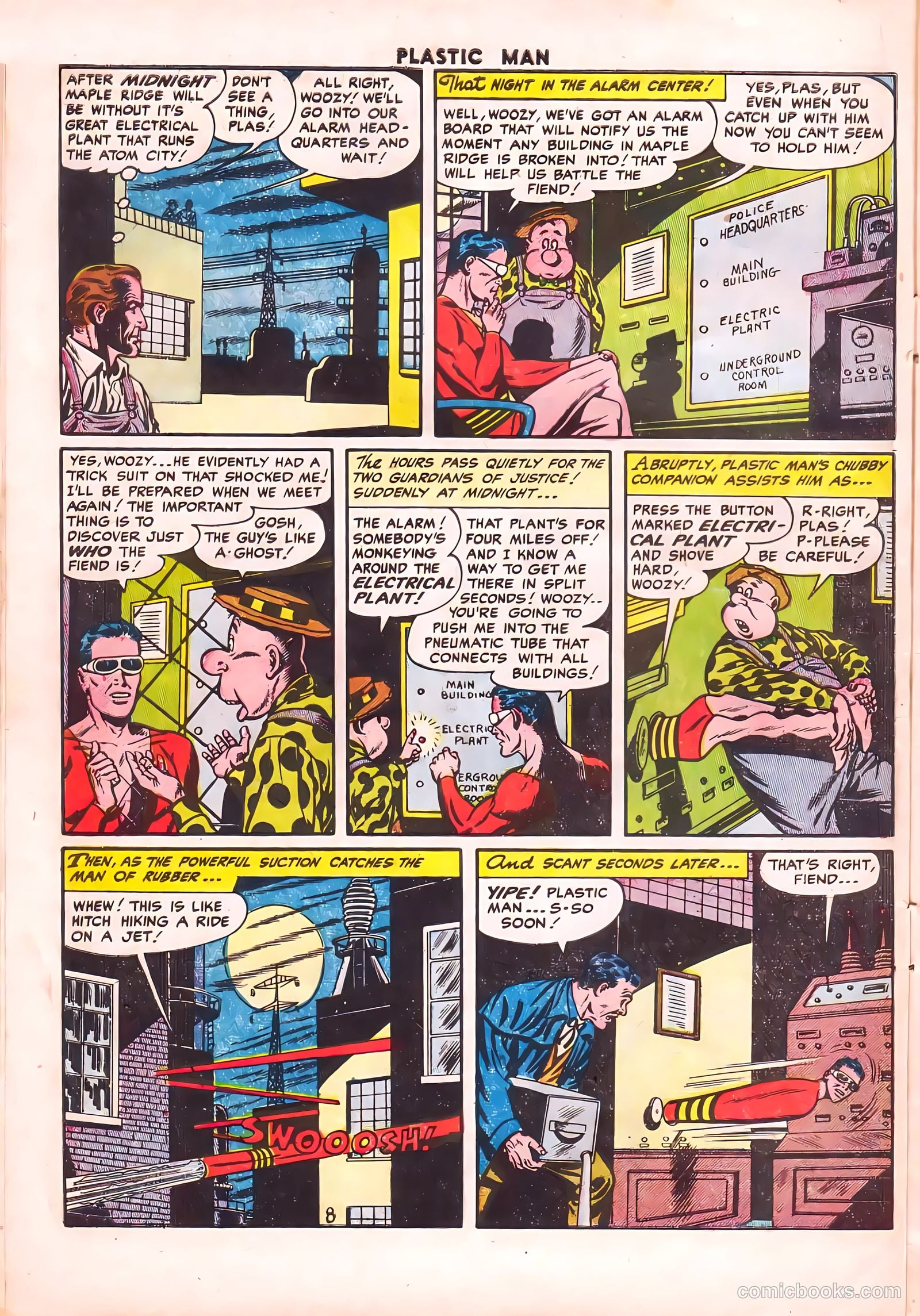 Plastic Man #47 (1954) — page 11 of 37