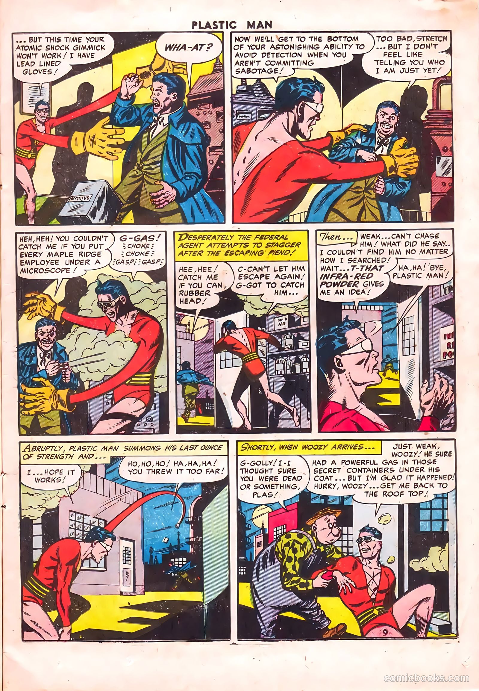 Plastic Man #47 (1954) — page 12 of 37