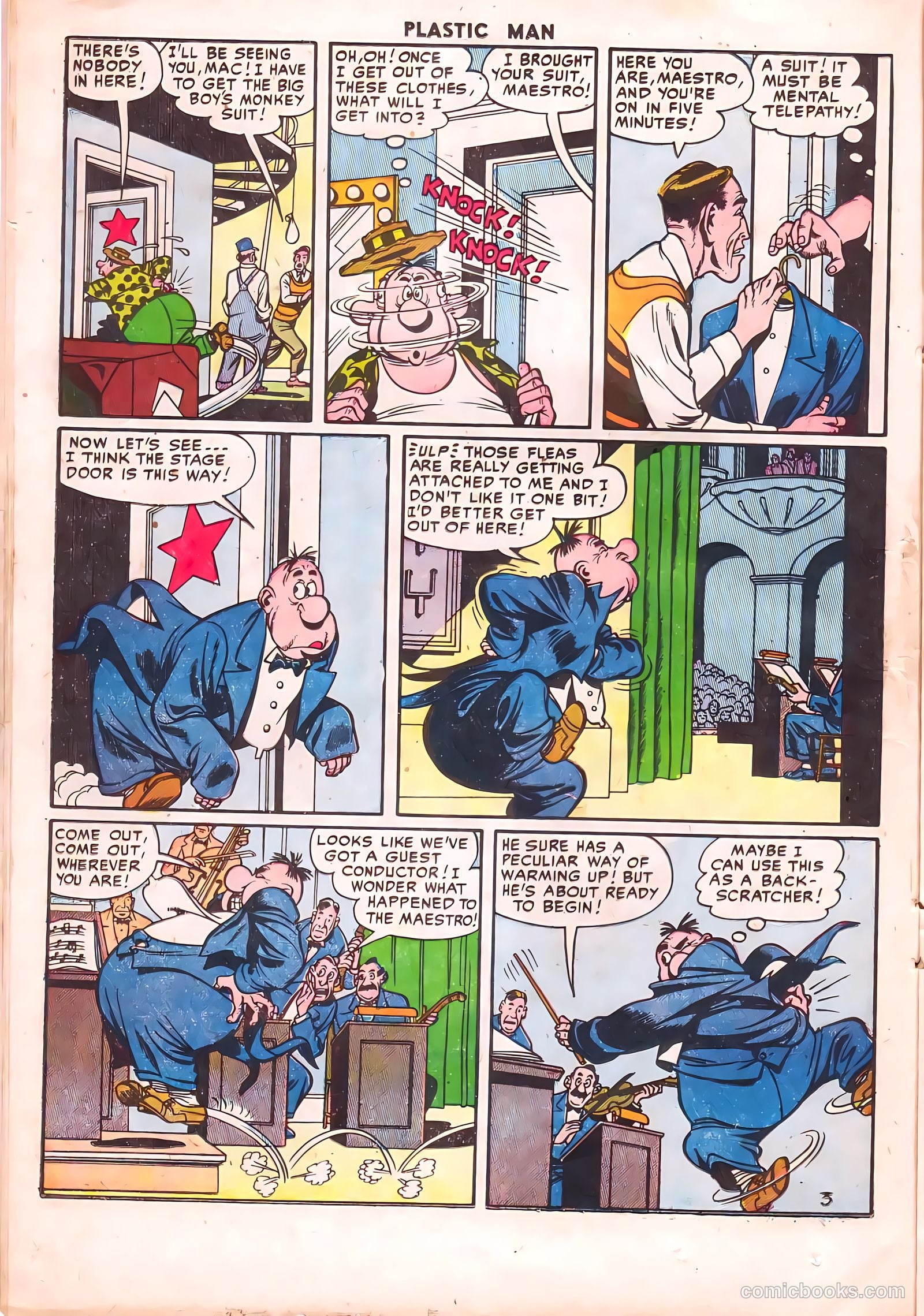 Plastic Man #47 (1954) — page 17 of 37