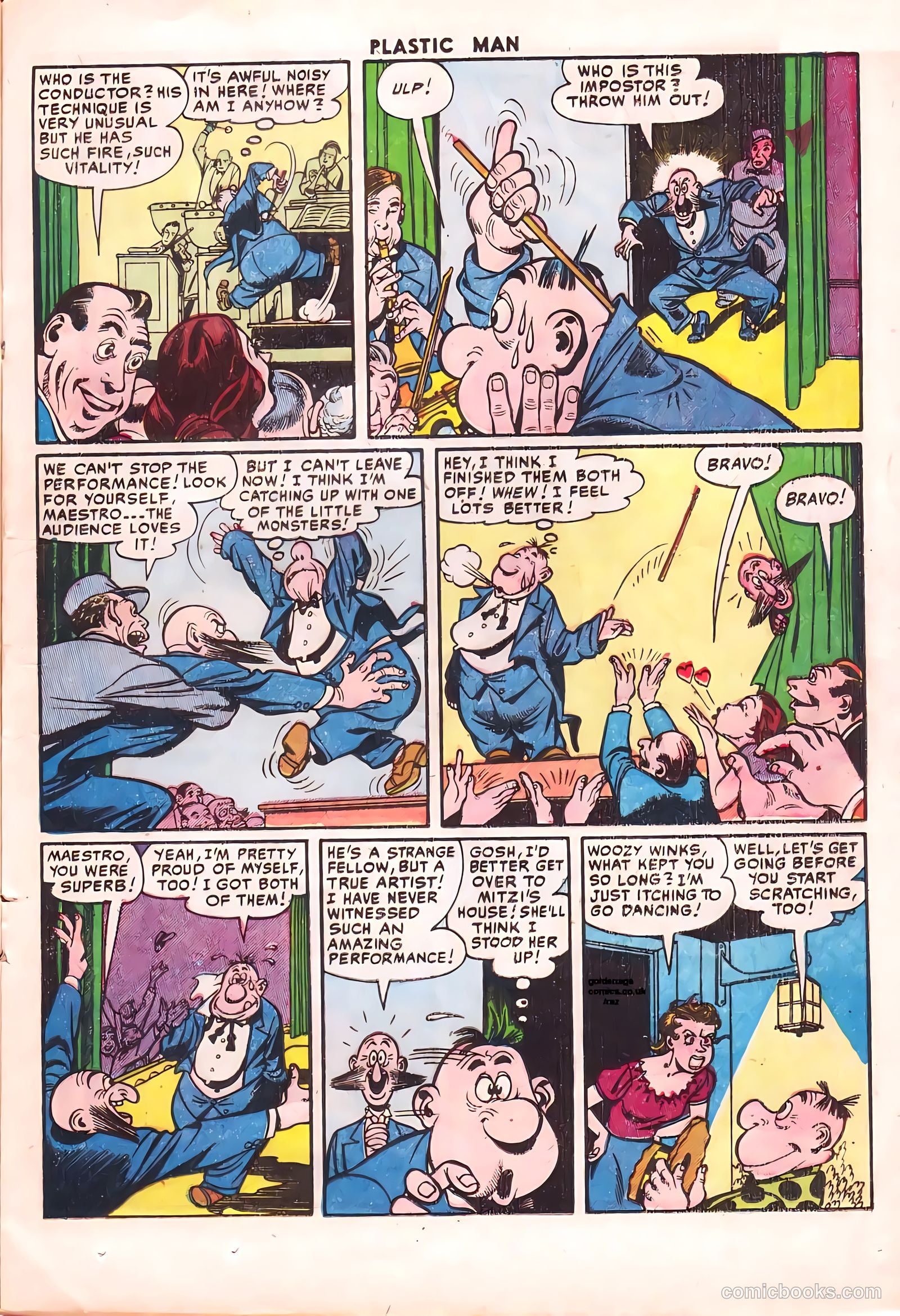 Plastic Man #47 (1954) — page 18 of 37