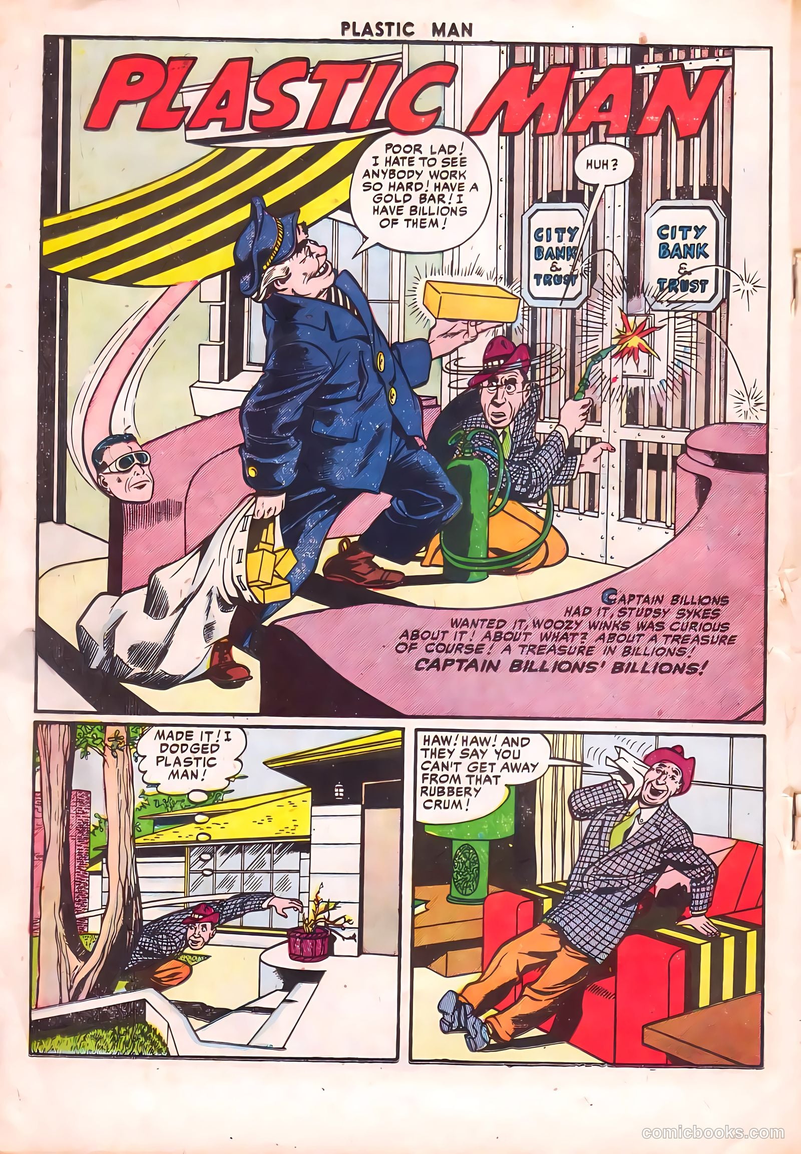 Plastic Man #47 (1954) — page 19 of 37