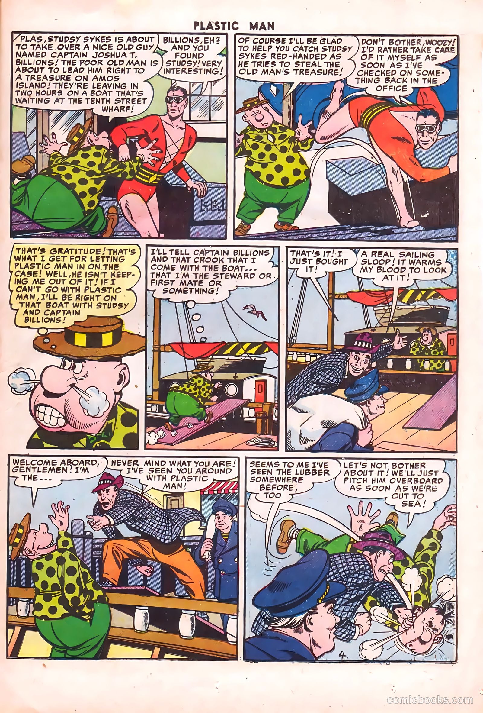Plastic Man #47 (1954) — page 22 of 37