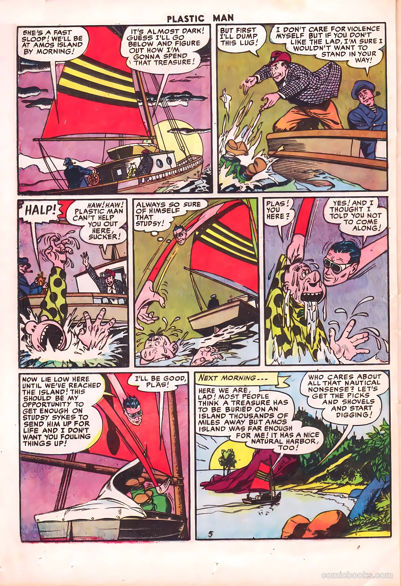 Plastic Man #47 (1954) — page 23 of 37