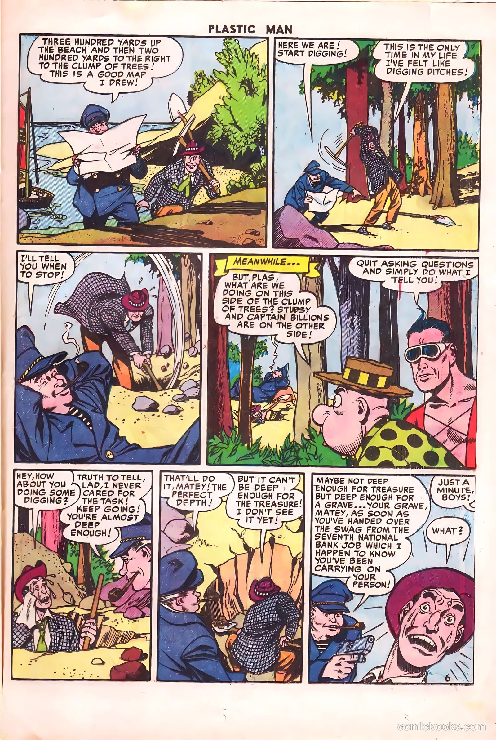 Plastic Man #47 (1954) — page 24 of 37