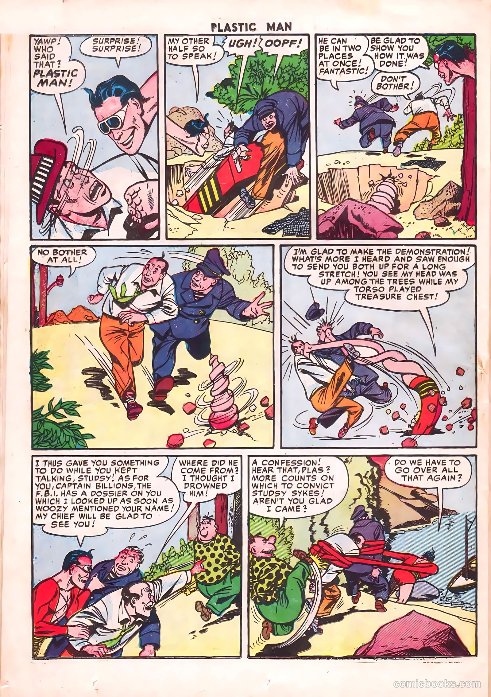 Plastic Man #47 (1954) — page 25 of 37