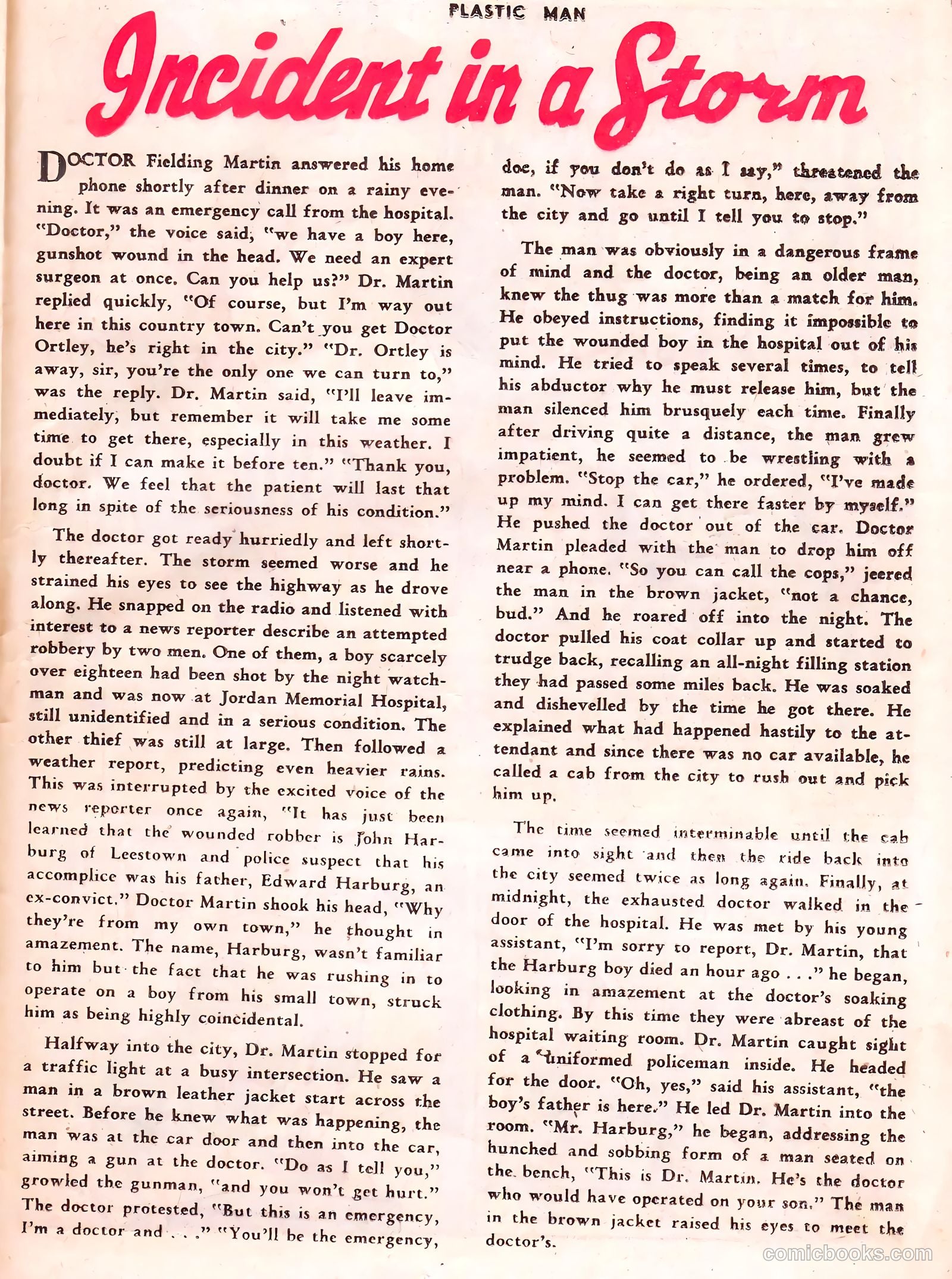Plastic Man #47 (1954) — page 26 of 37