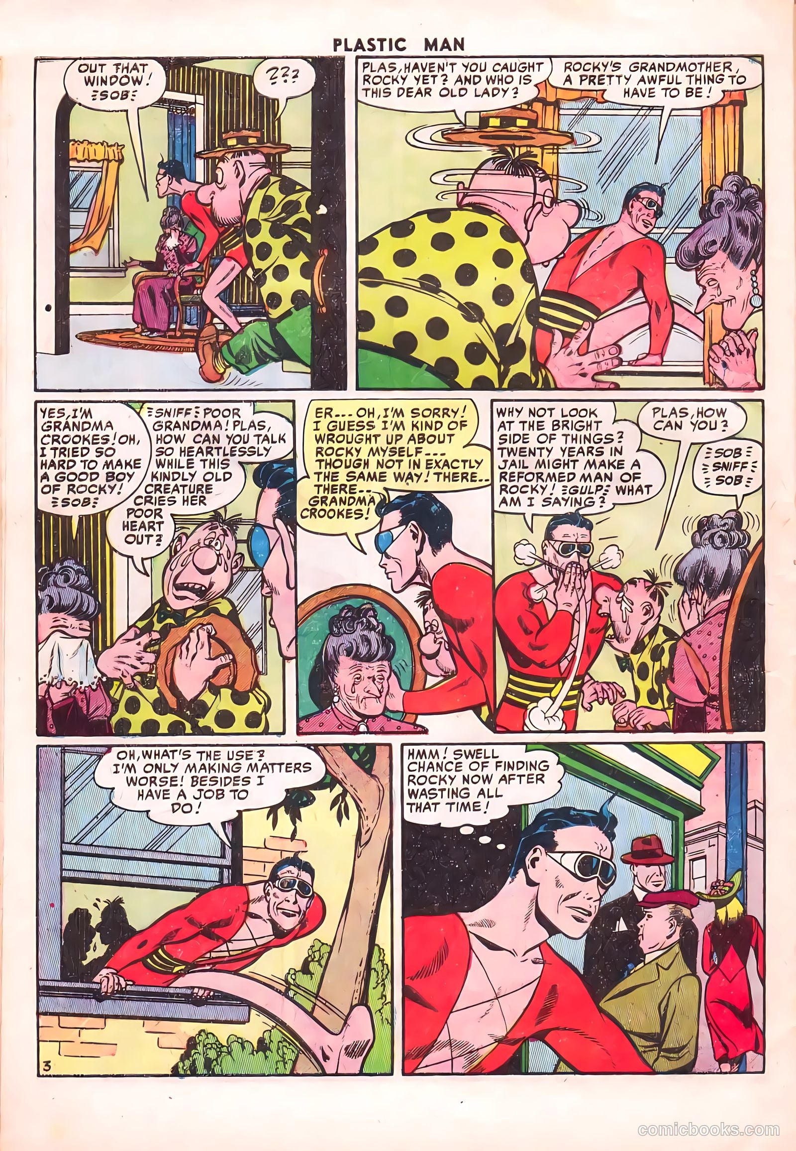 Plastic Man #47 (1954) — page 29 of 37