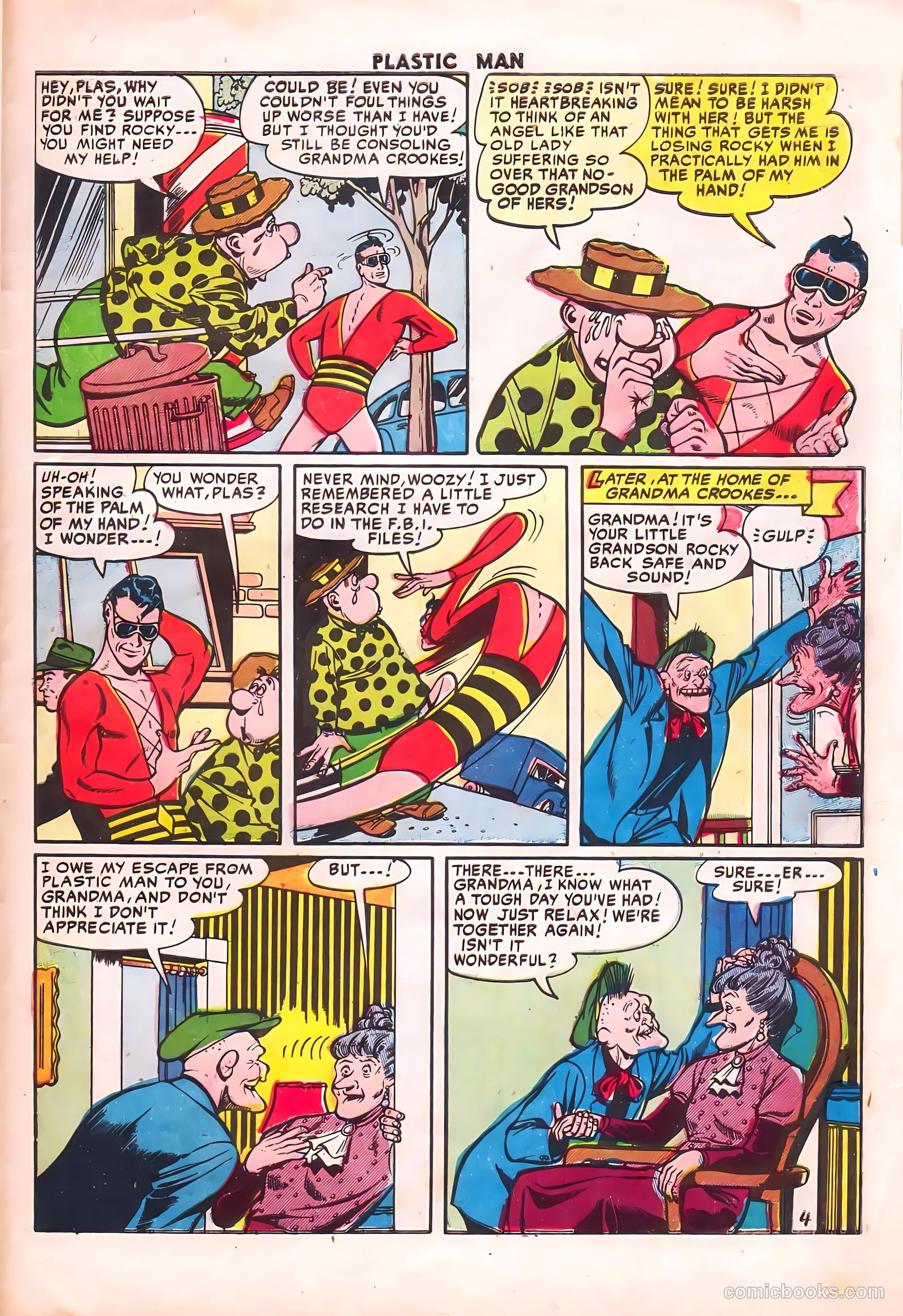 Plastic Man #47 (1954) — page 30 of 37