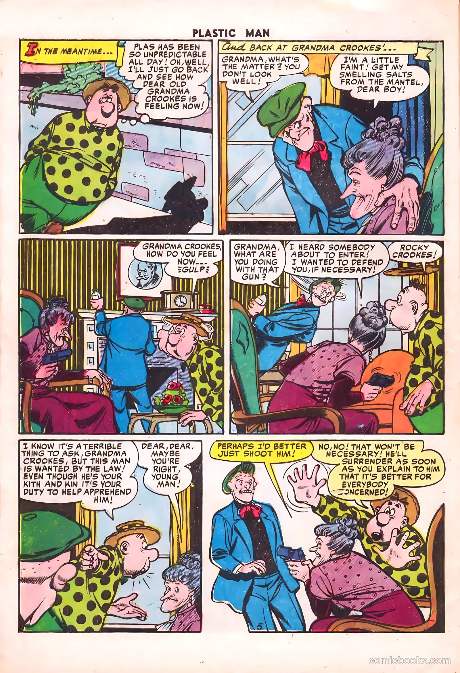 Plastic Man #47 (1954) — page 31 of 37