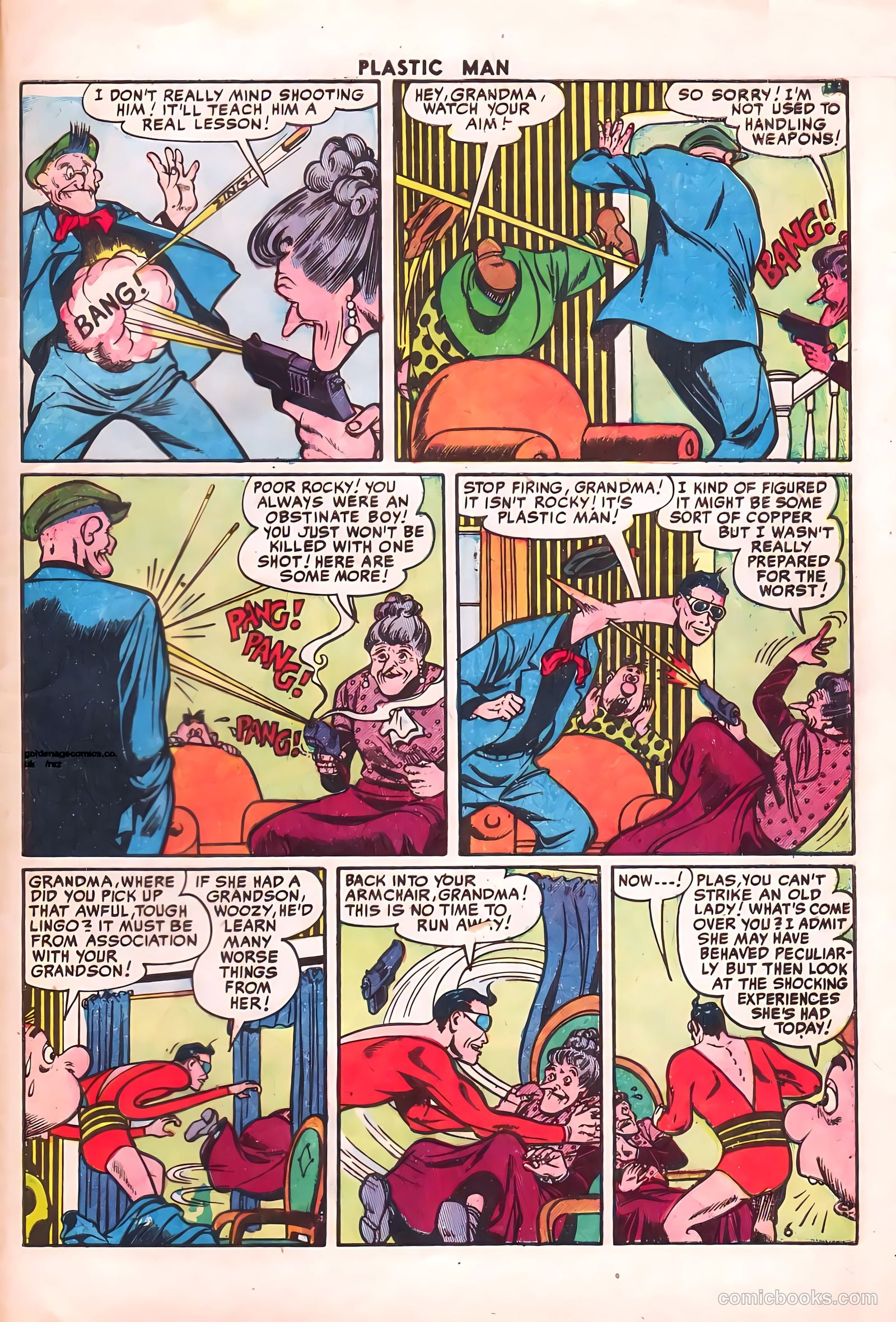 Plastic Man #47 (1954) — page 32 of 37