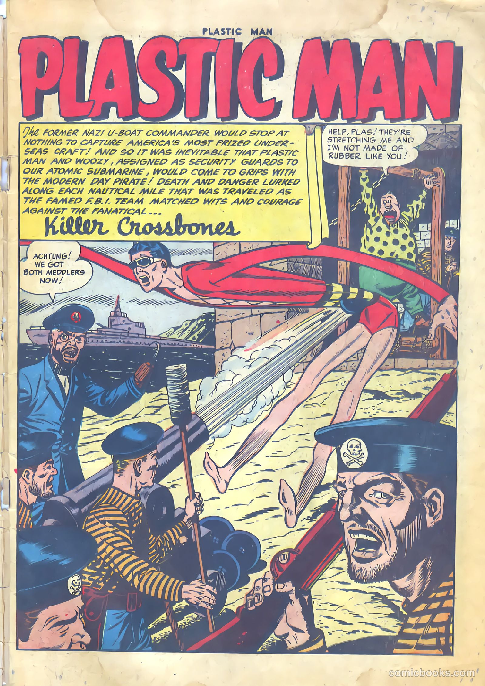Plastic Man #48 (1954) — page 3 of 36