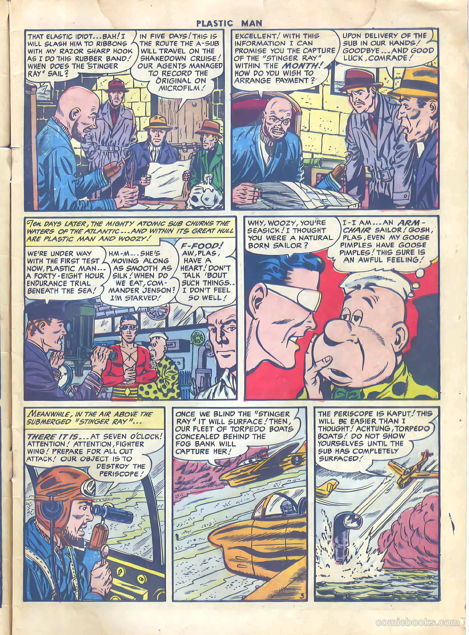 Plastic Man #48 (1954) — page 5 of 36