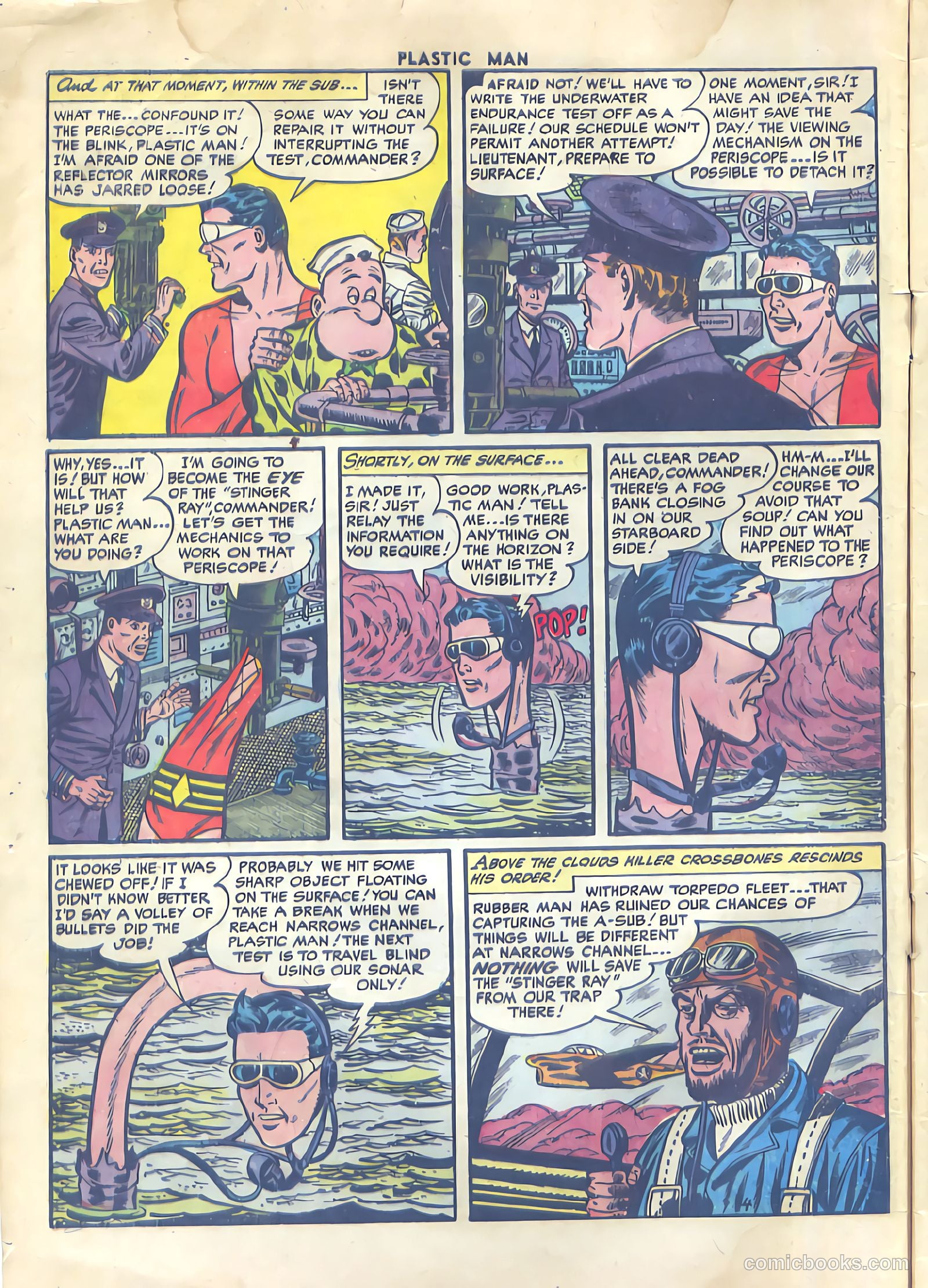 Plastic Man #48 (1954) — page 6 of 36