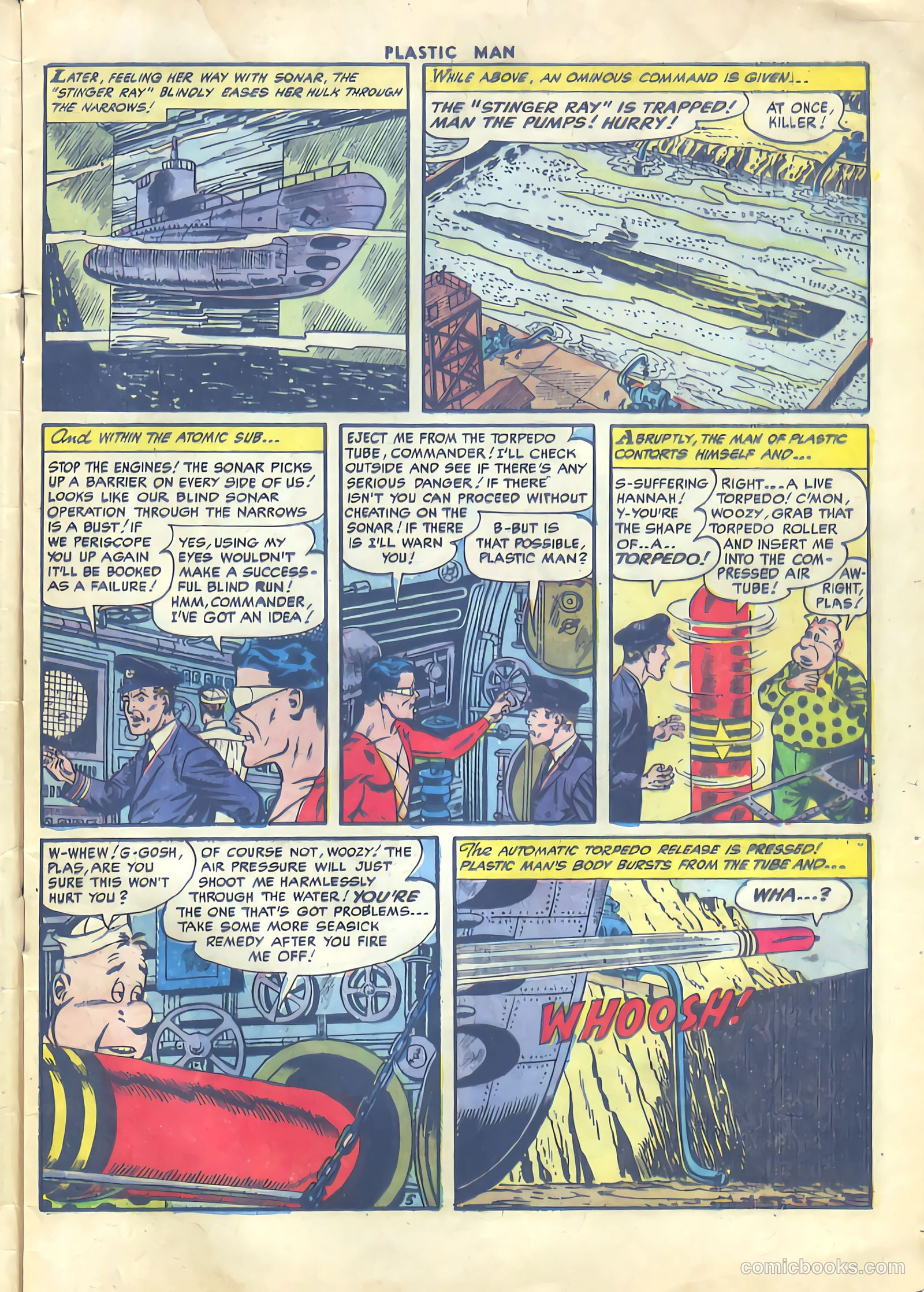 Plastic Man #48 (1954) — page 7 of 36