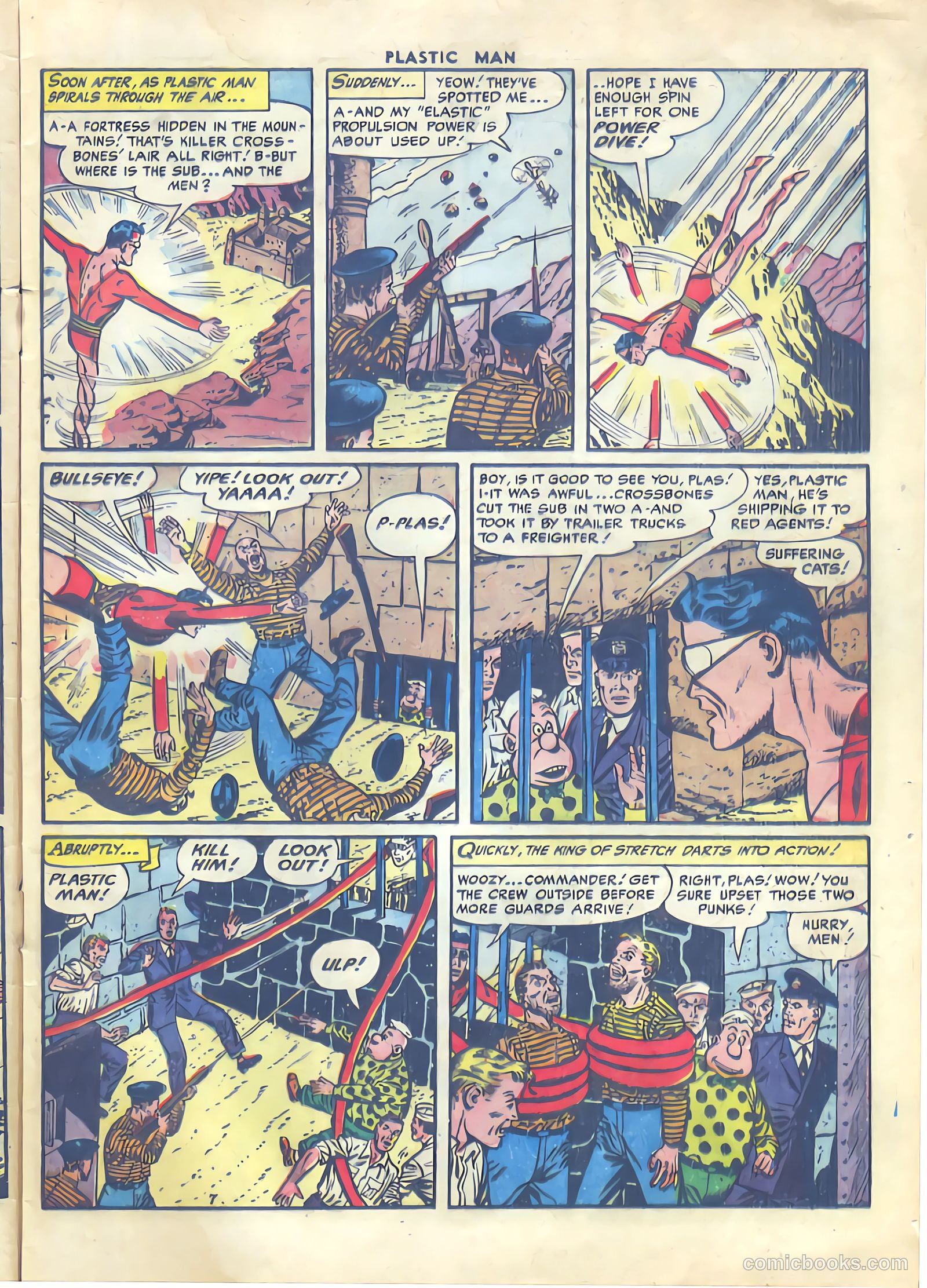 Plastic Man #48 (1954) — page 9 of 36