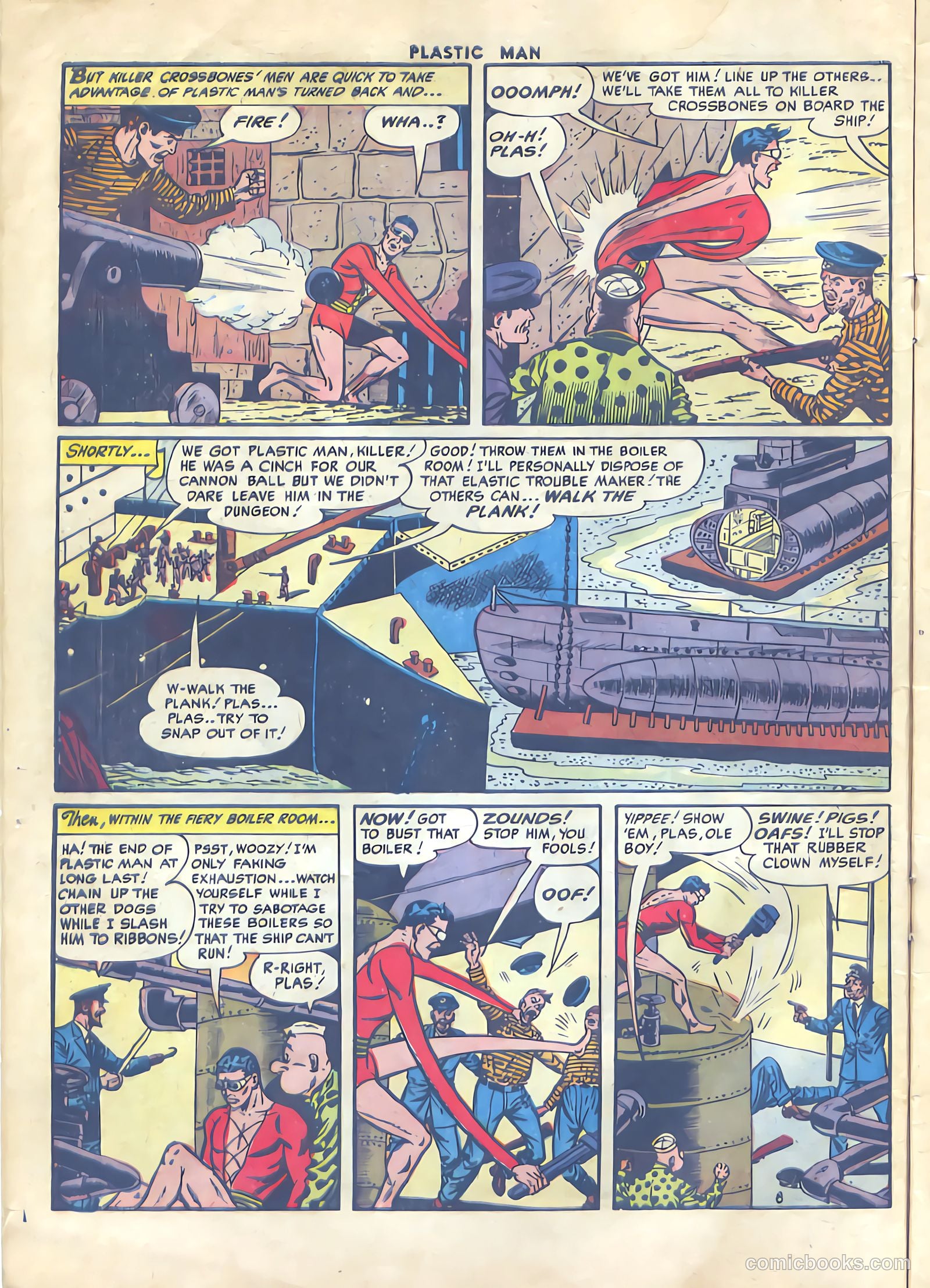 Plastic Man #48 (1954) — page 10 of 36