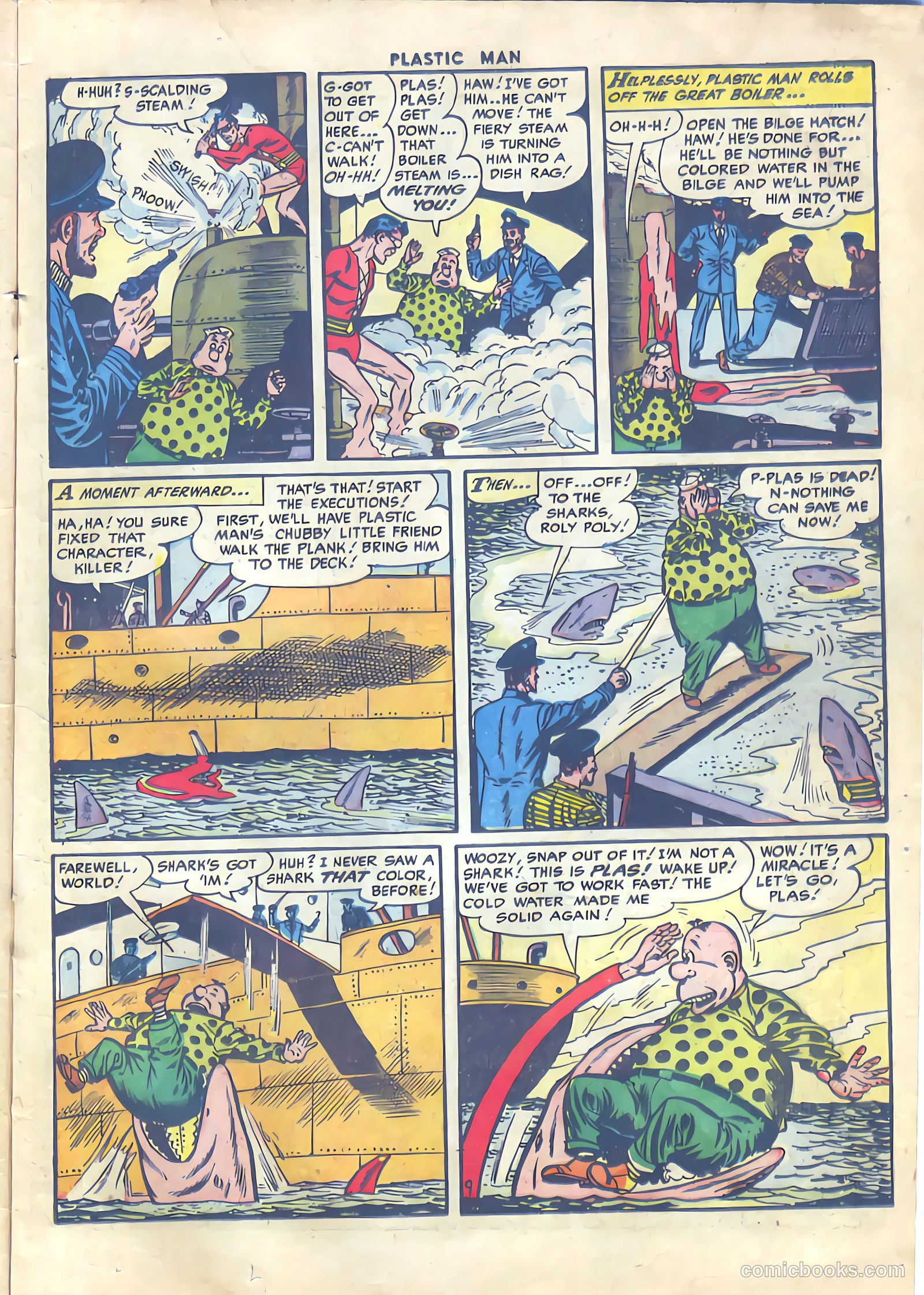 Plastic Man #48 (1954) — page 11 of 36