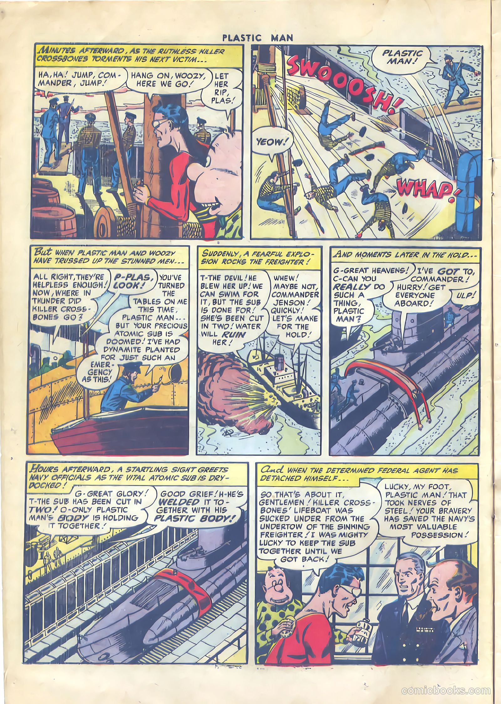 Plastic Man #48 (1954) — page 12 of 36