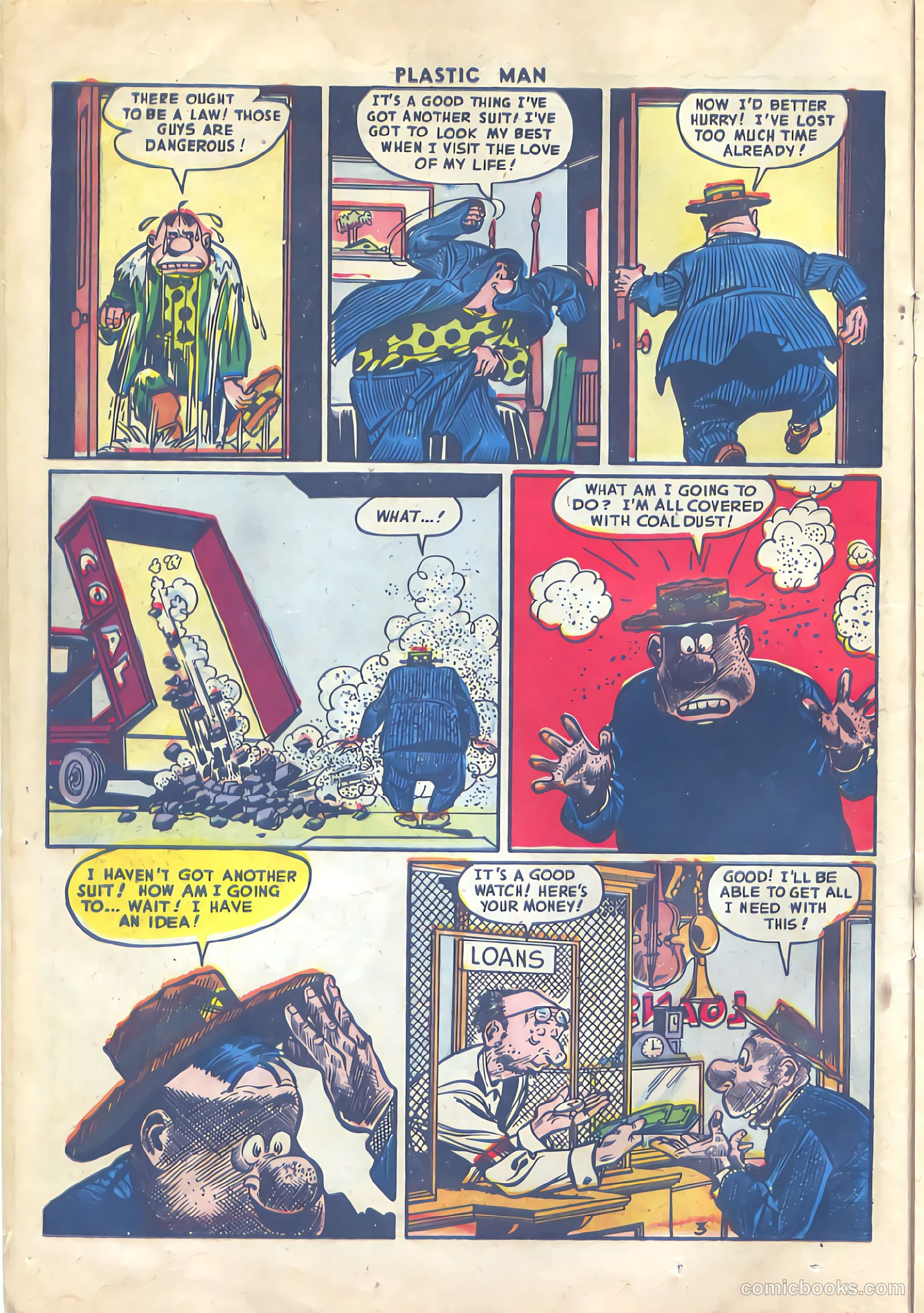 Plastic Man #48 (1954) — page 16 of 36