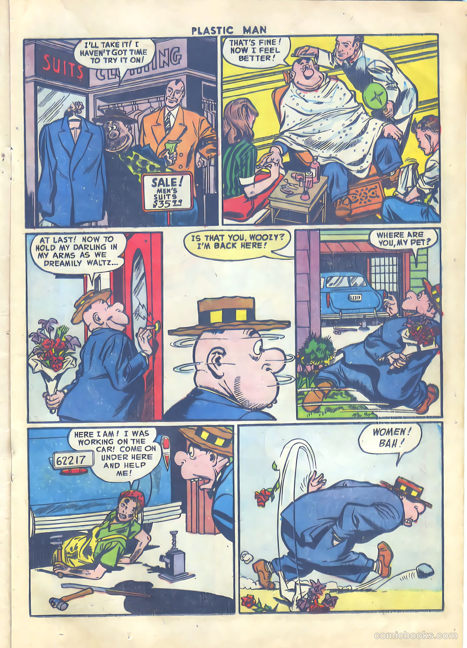 Plastic Man #48 (1954) — page 17 of 36