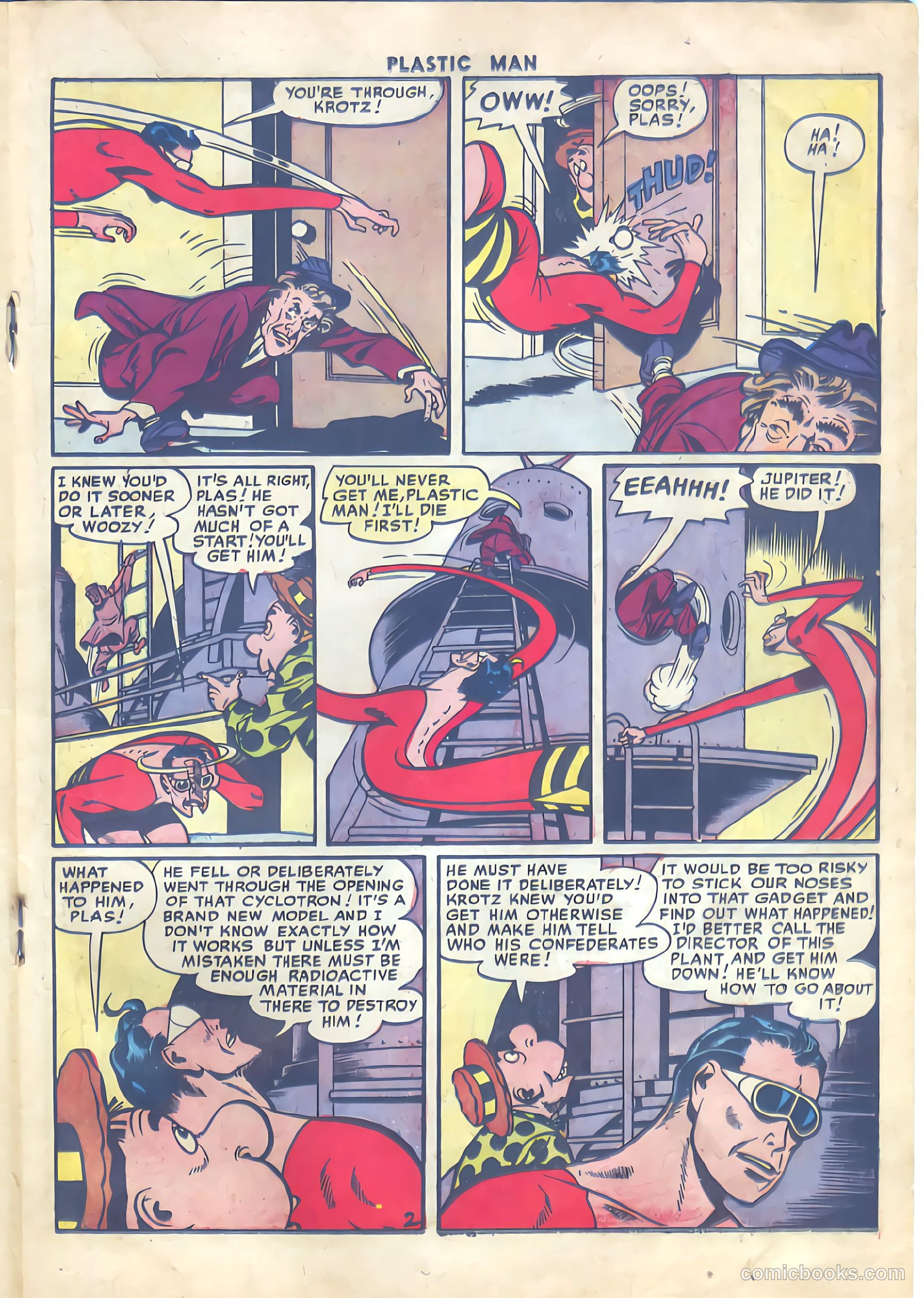 Plastic Man #48 (1954) — page 19 of 36