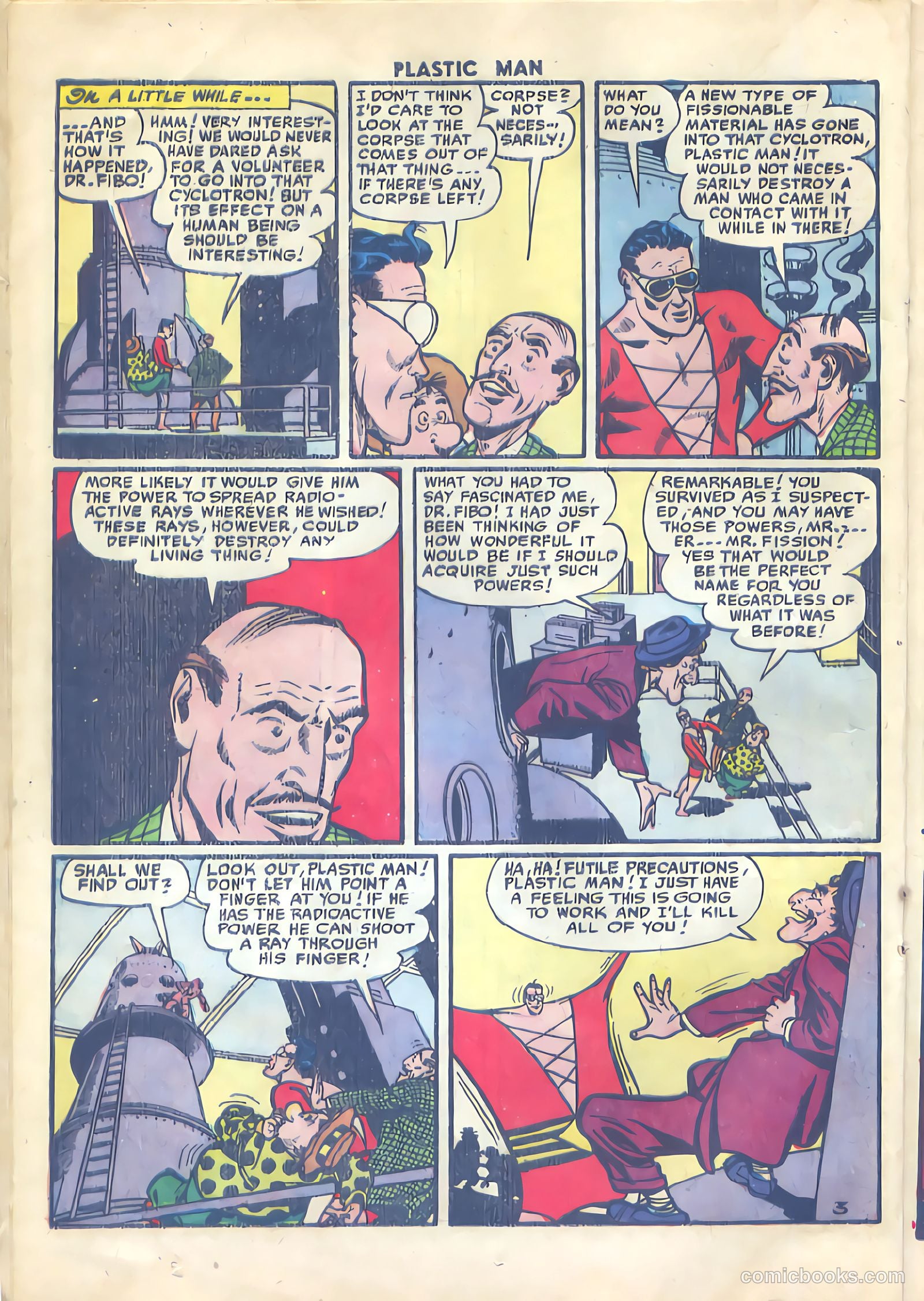 Plastic Man #48 (1954) — page 20 of 36