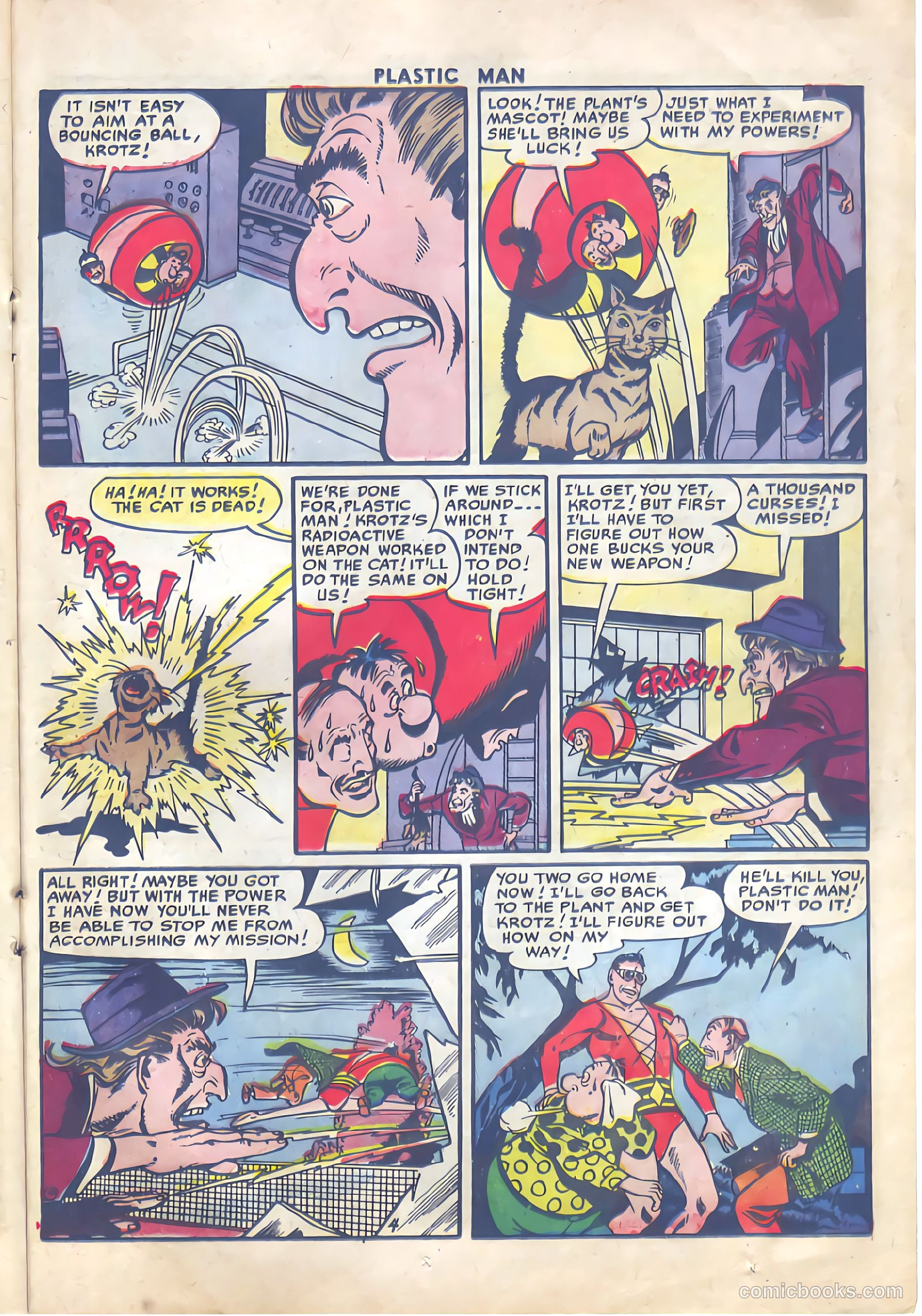 Plastic Man #48 (1954) — page 21 of 36