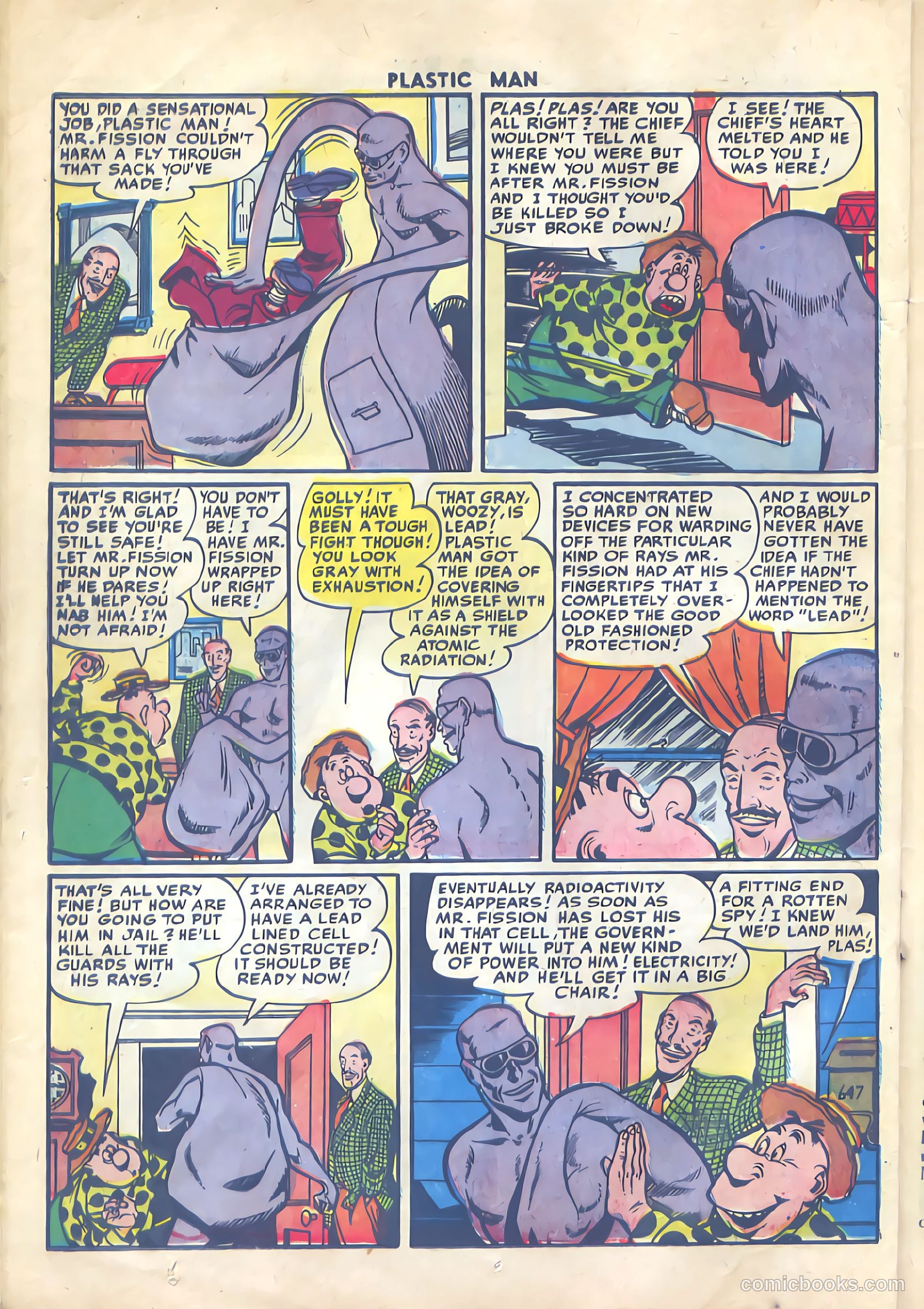 Plastic Man #48 (1954) — page 24 of 36