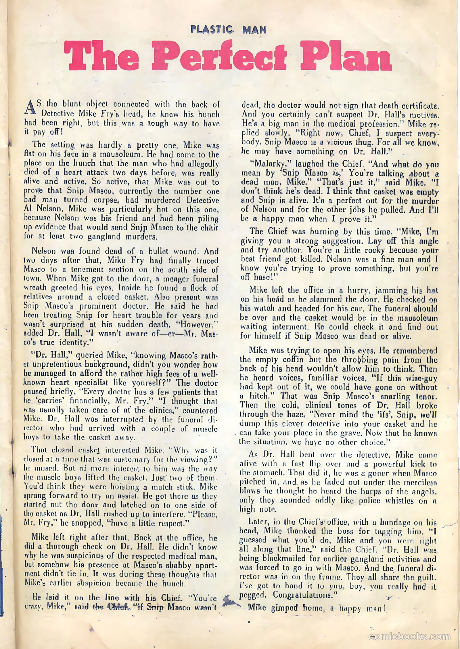 Plastic Man #48 (1954) — page 25 of 36