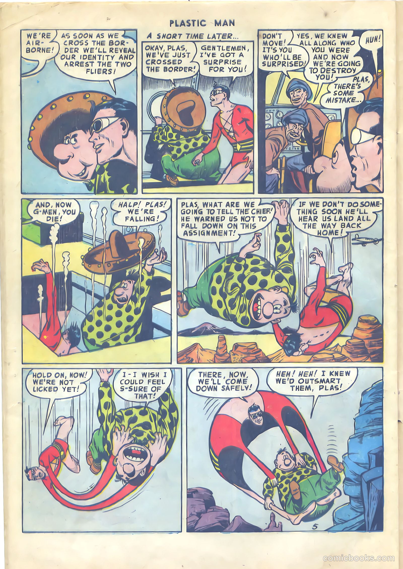 Plastic Man #48 (1954) — page 30 of 36