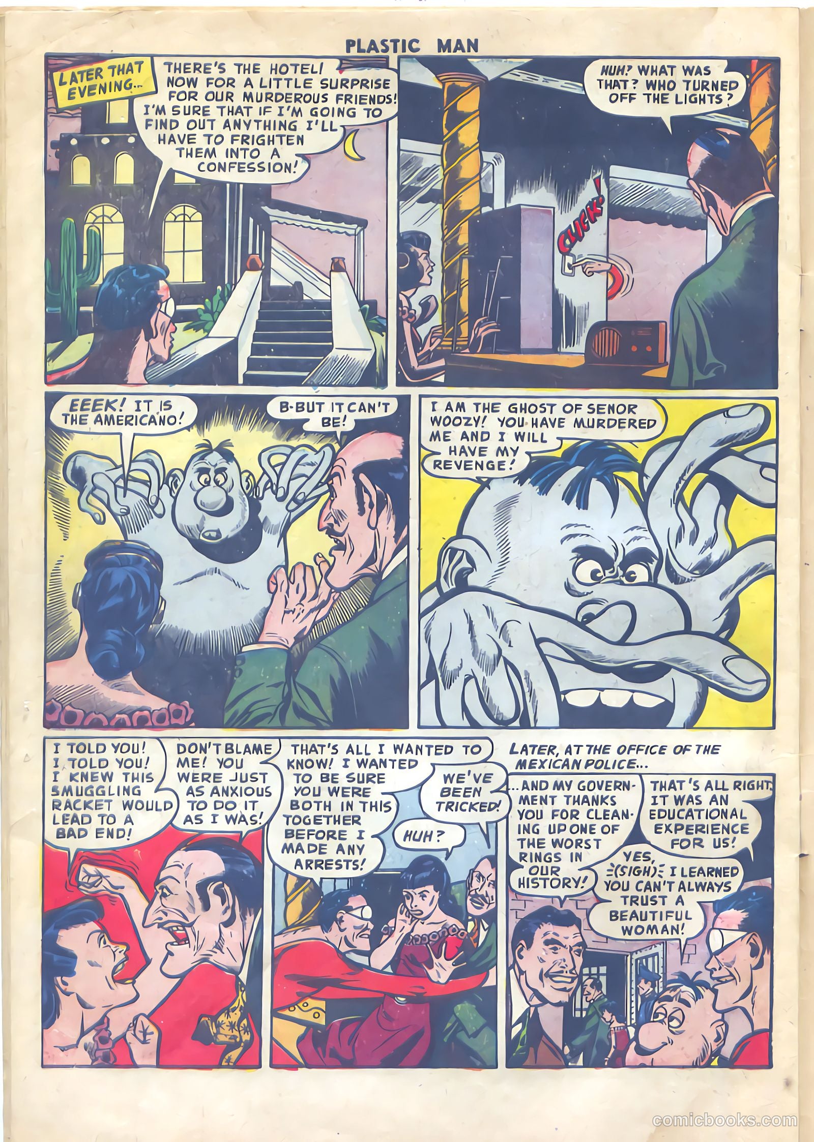 Plastic Man #48 (1954) — page 32 of 36