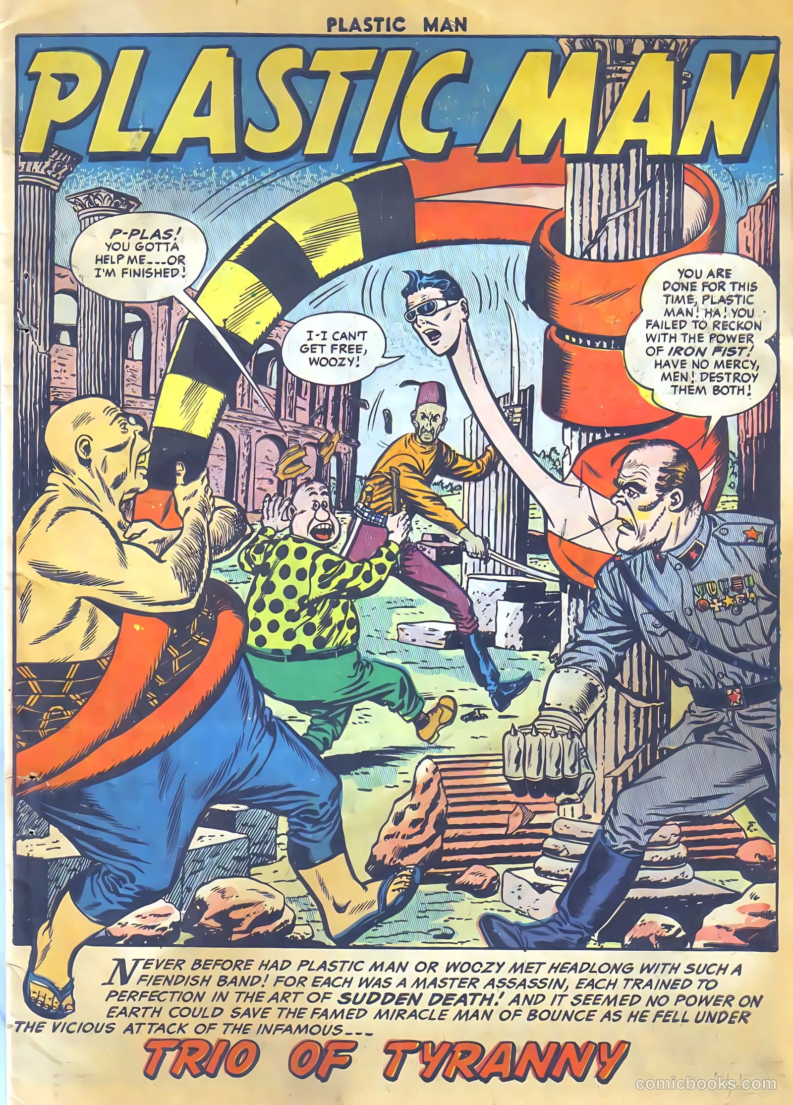 Plastic Man #50 (1954) — page 3 of 36