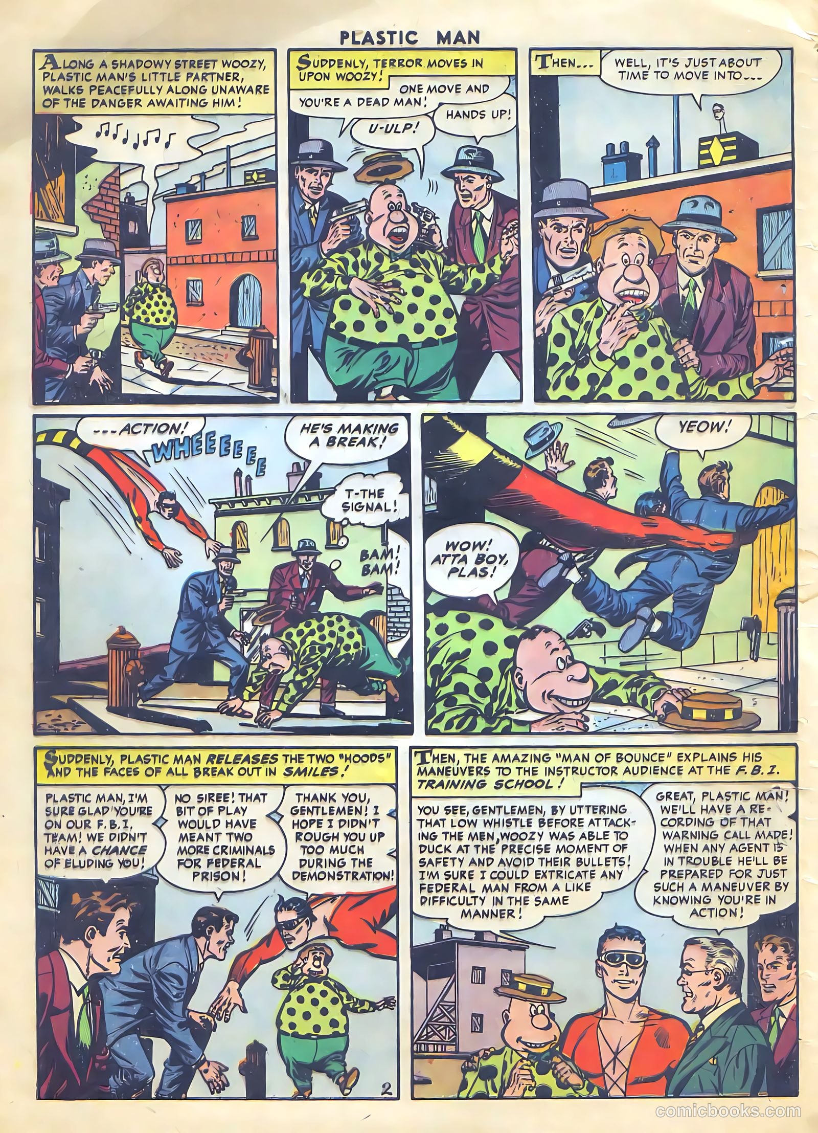 Plastic Man #50 (1954) — page 4 of 36