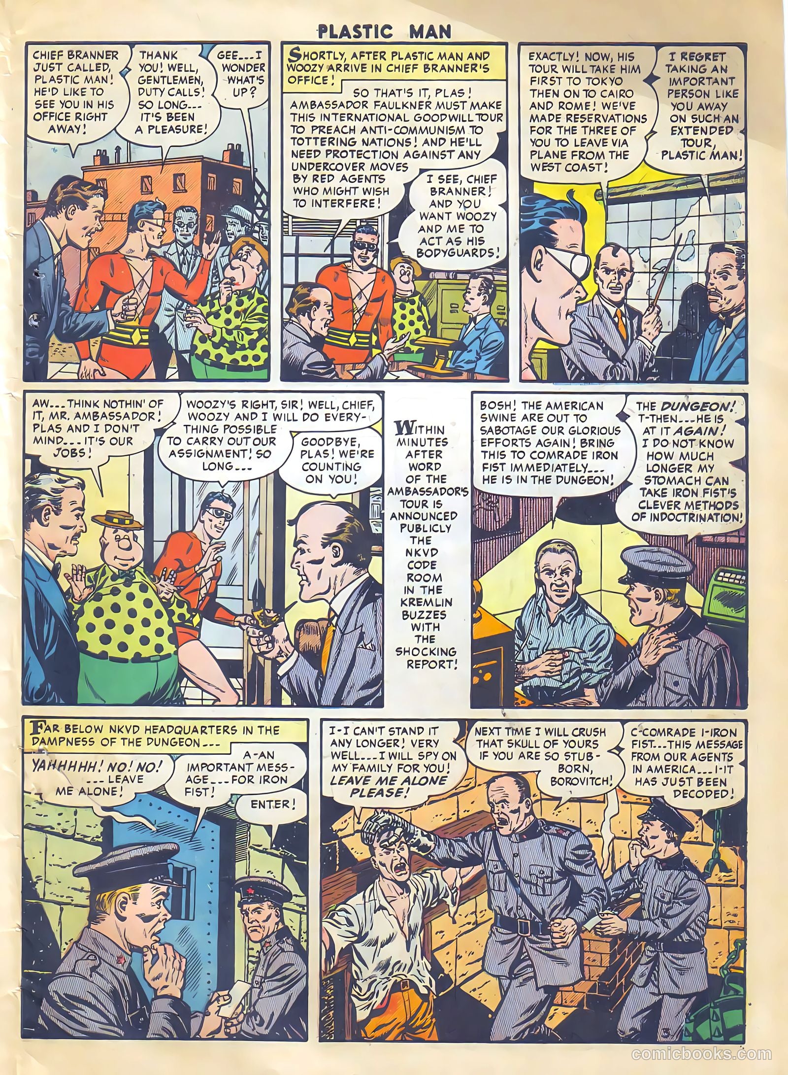 Plastic Man #50 (1954) — page 5 of 36